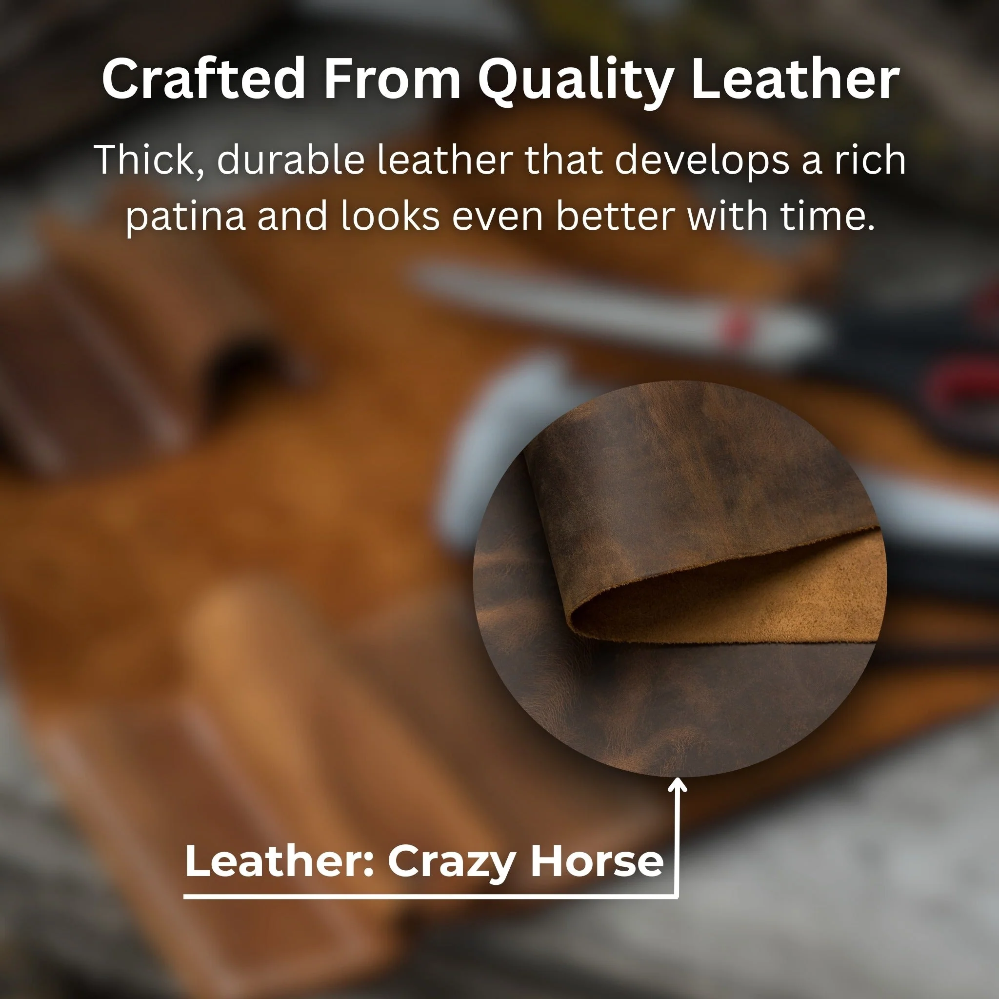 10 Pocket Leather Tool Roll - Image 3