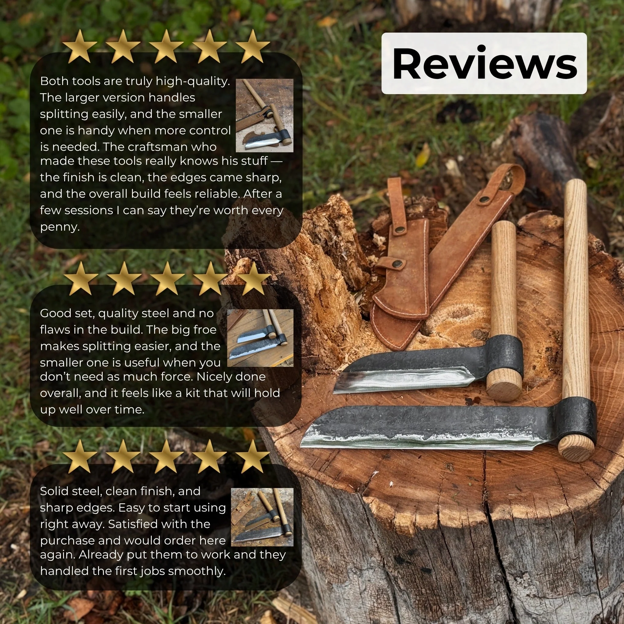 2-Piece Splitting Froe Set - Image 11