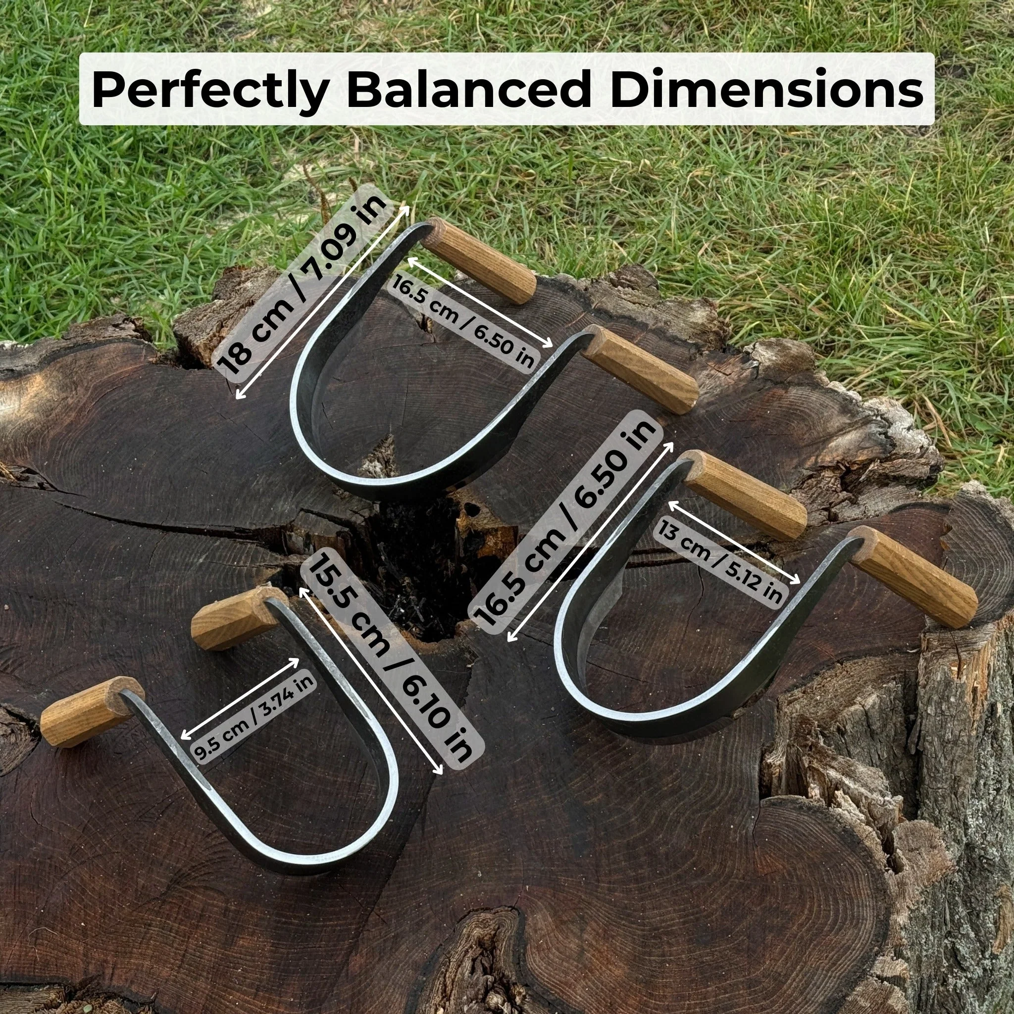 3-Piece Inshave (Half-Rounded Drawknife) Set - Image 5