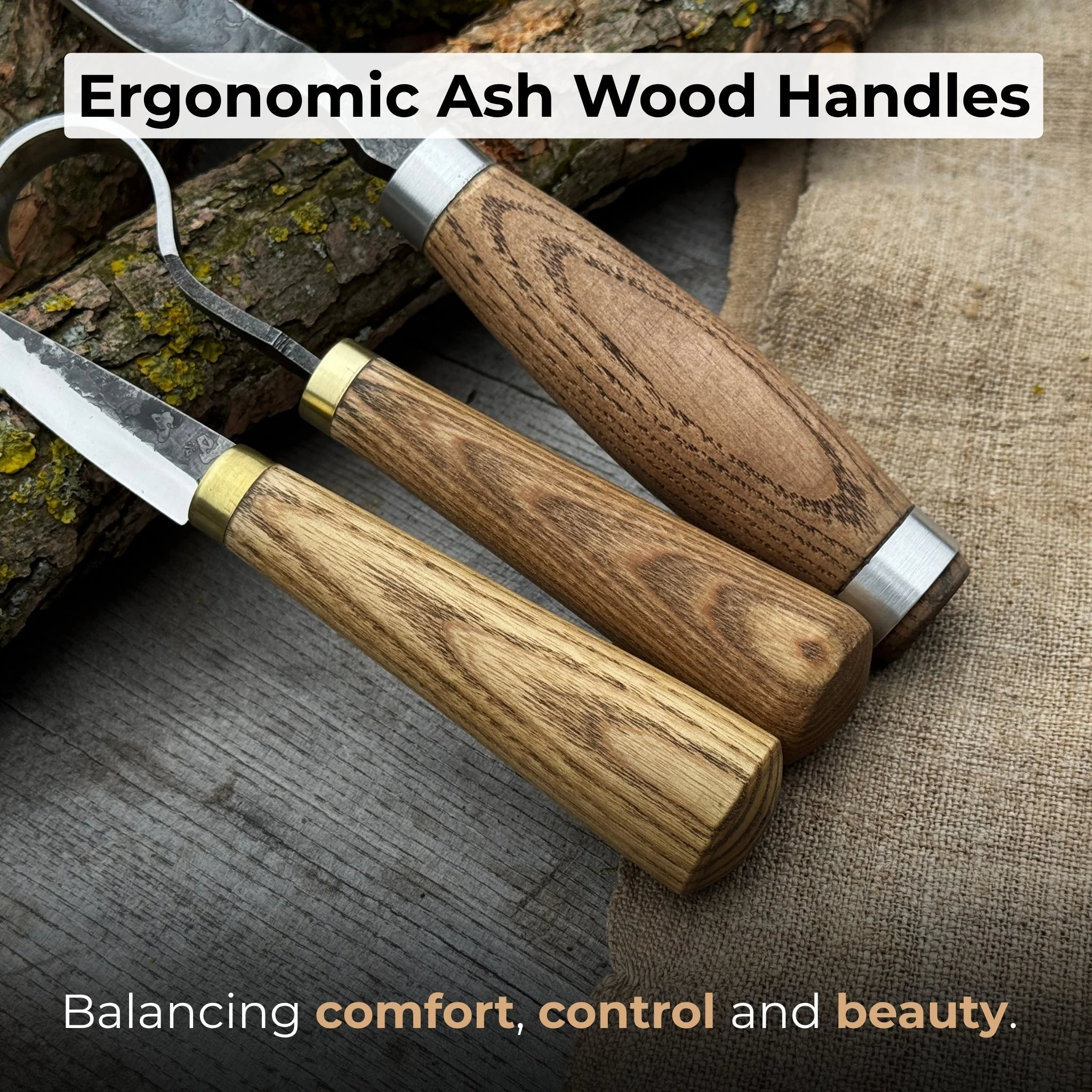 3-Piece Spoon Carving Tool Set - Image 4