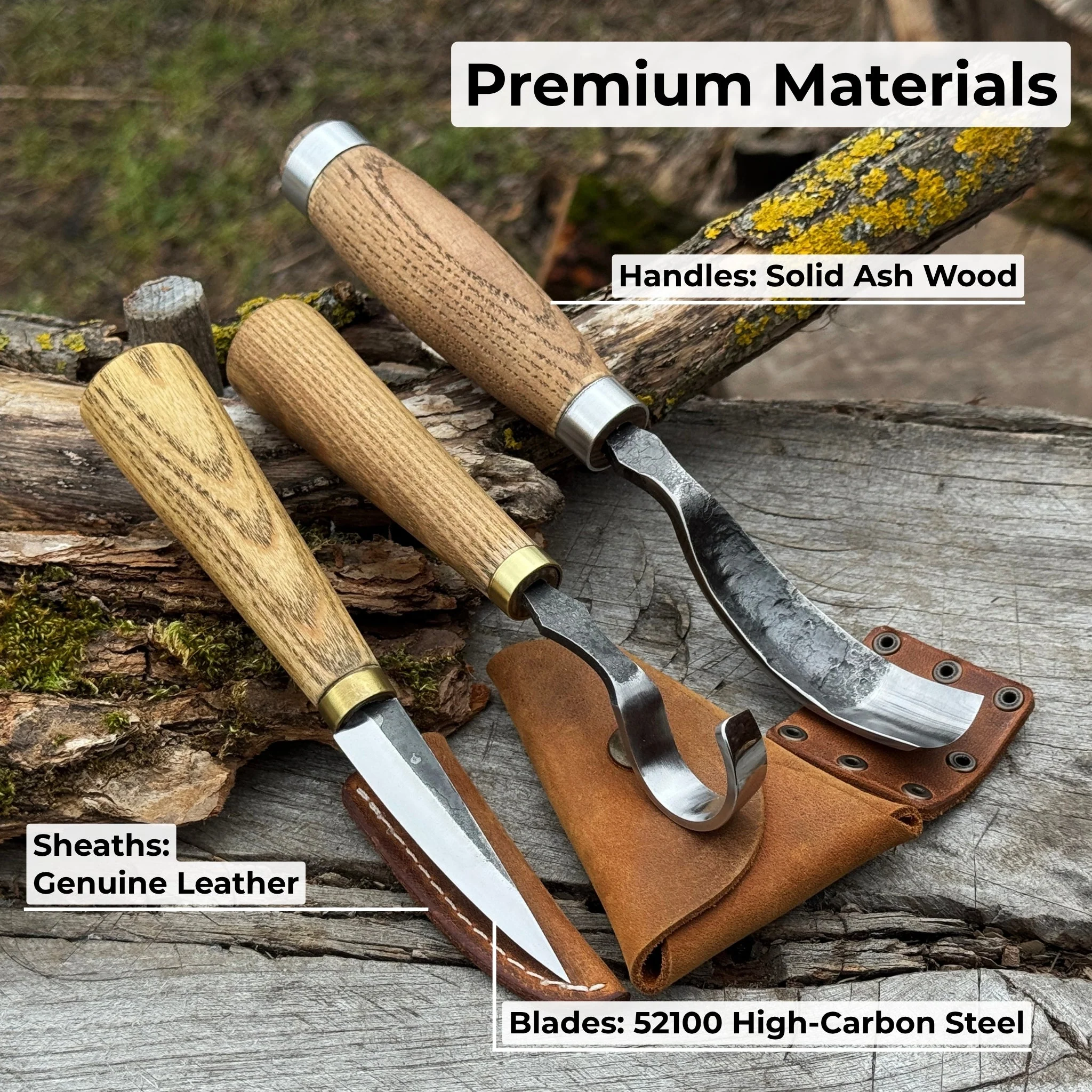 3-Piece Spoon Carving Tool Set - Image 7