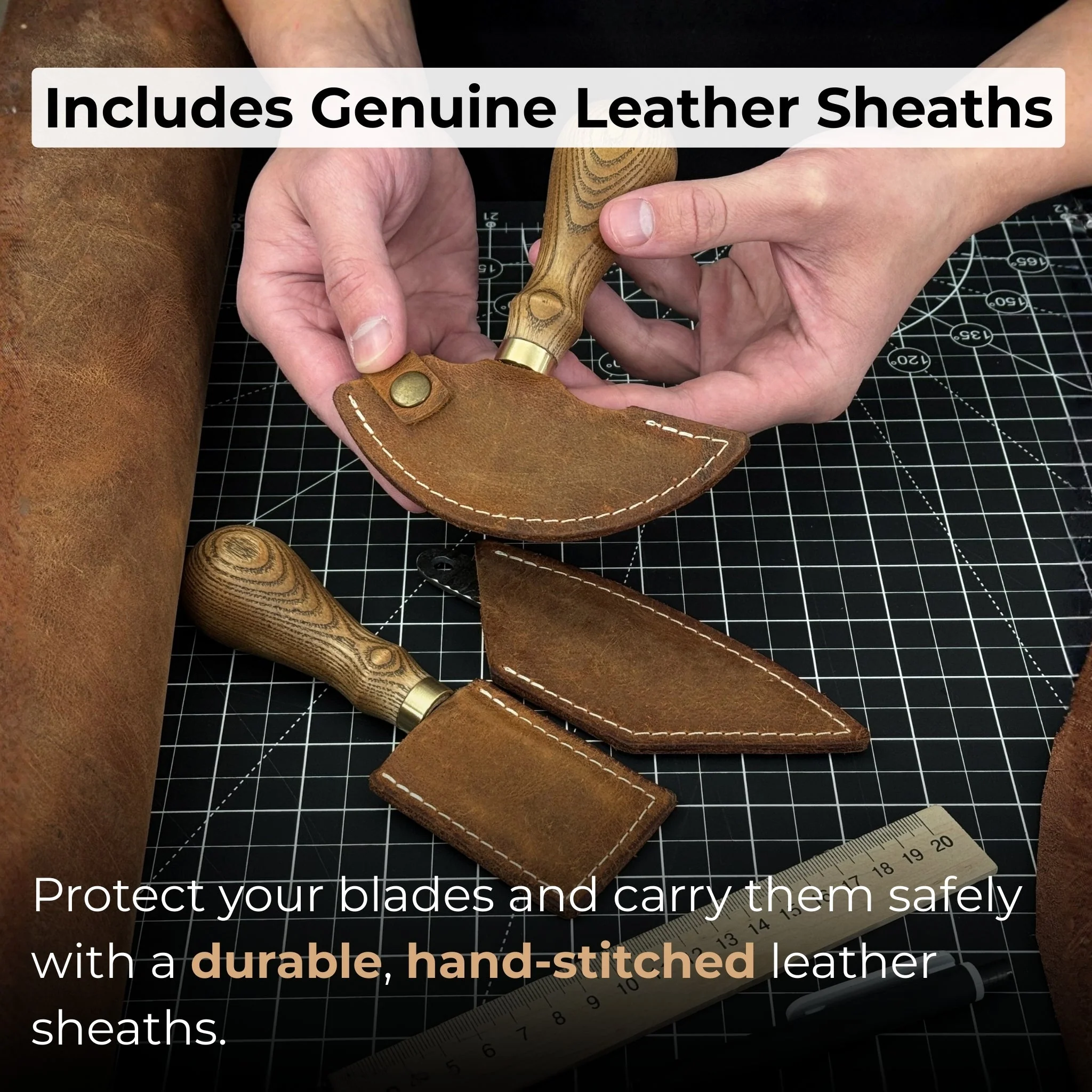 3-Piece Leatherworking Tool Set - Image 5