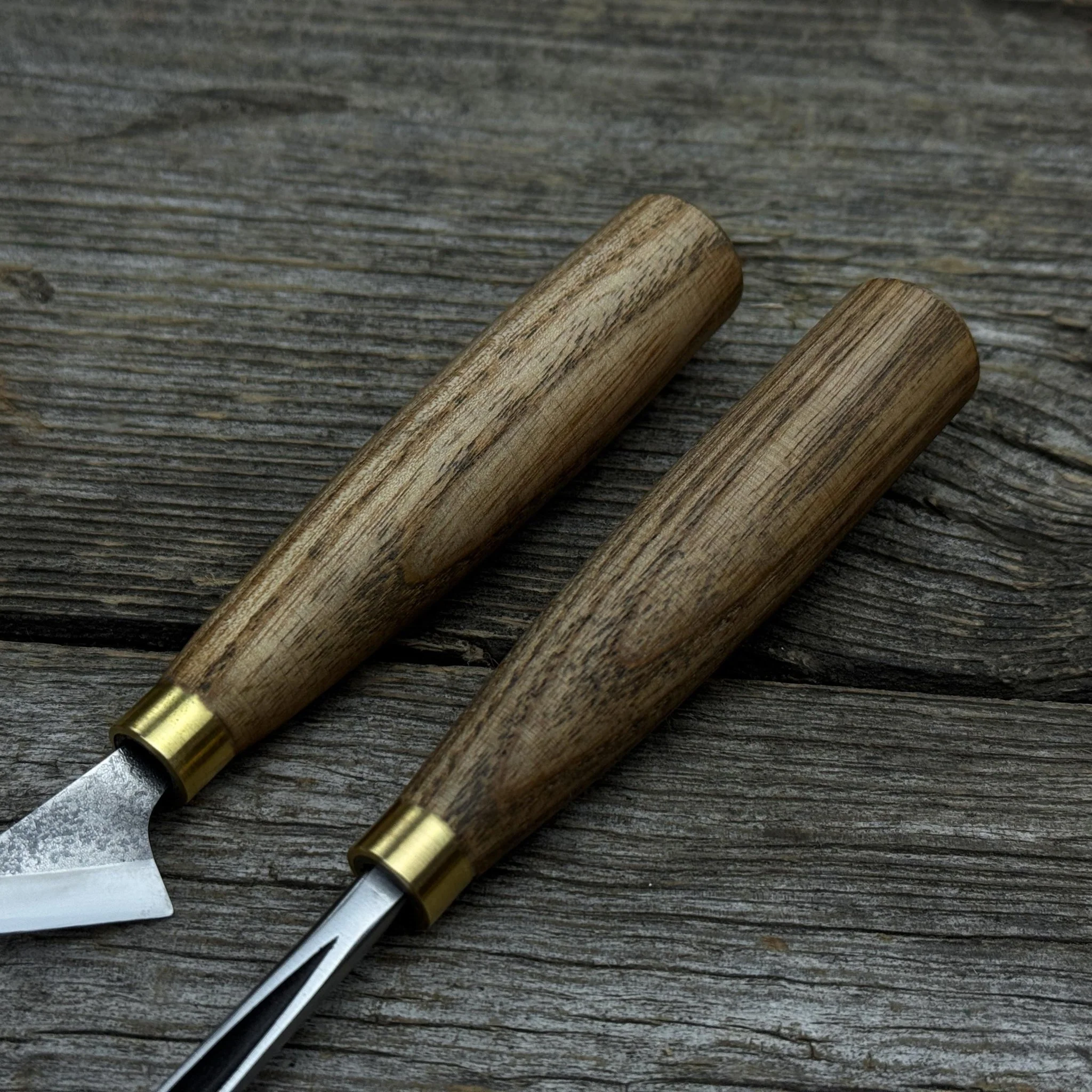 3-Piece Wood Carving Tool Set with Leather Case - Image 4