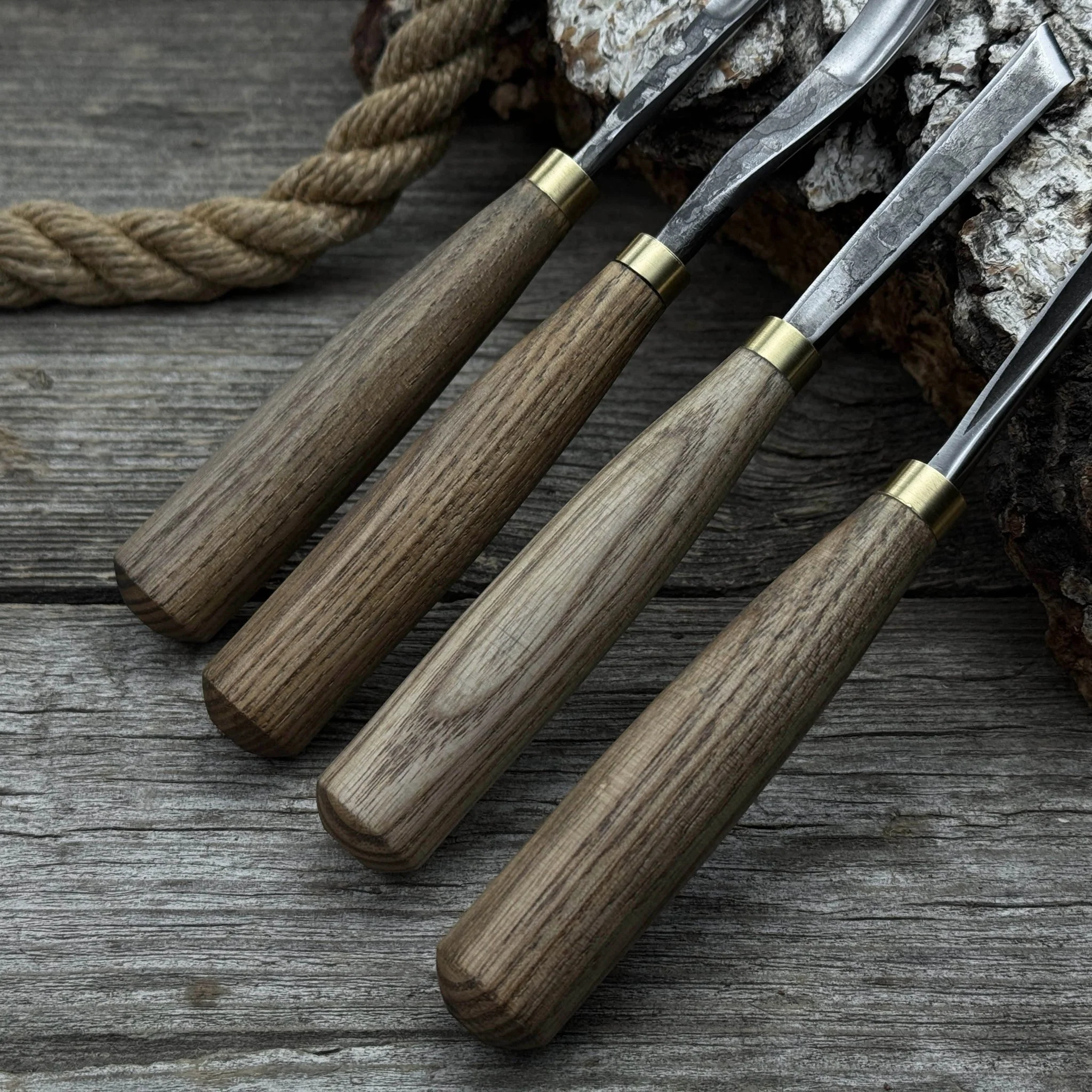 4-Piece Wood Carving Chisel & Gouge Set - Image 5