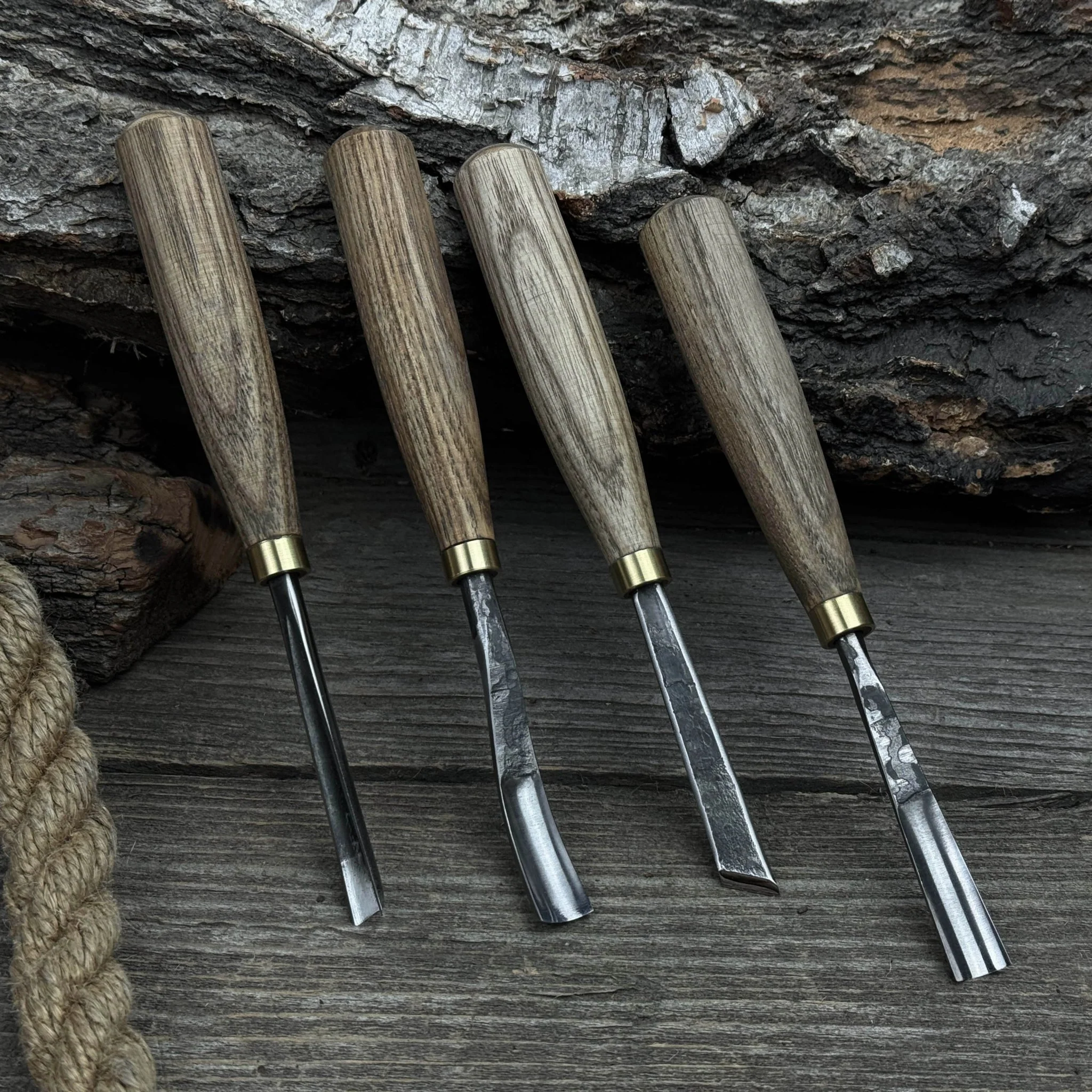 4-Piece Wood Carving Chisel & Gouge Set - Image 6