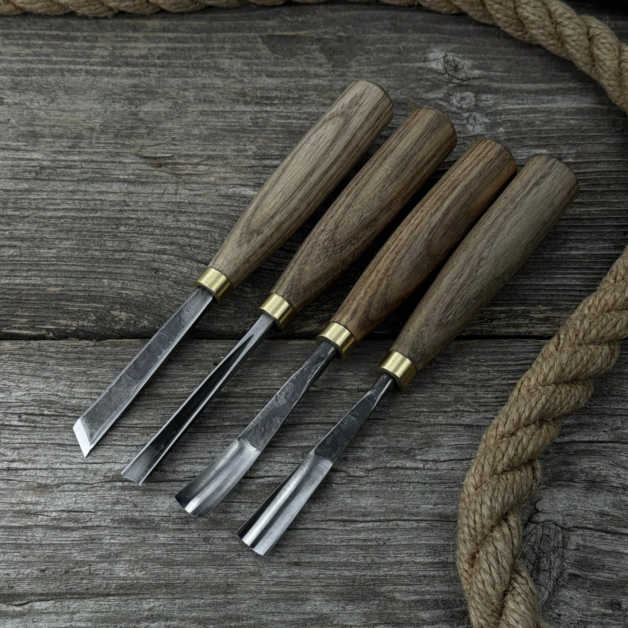 4-Piece Wood Carving Chisel & Gouge Set - Image 8
