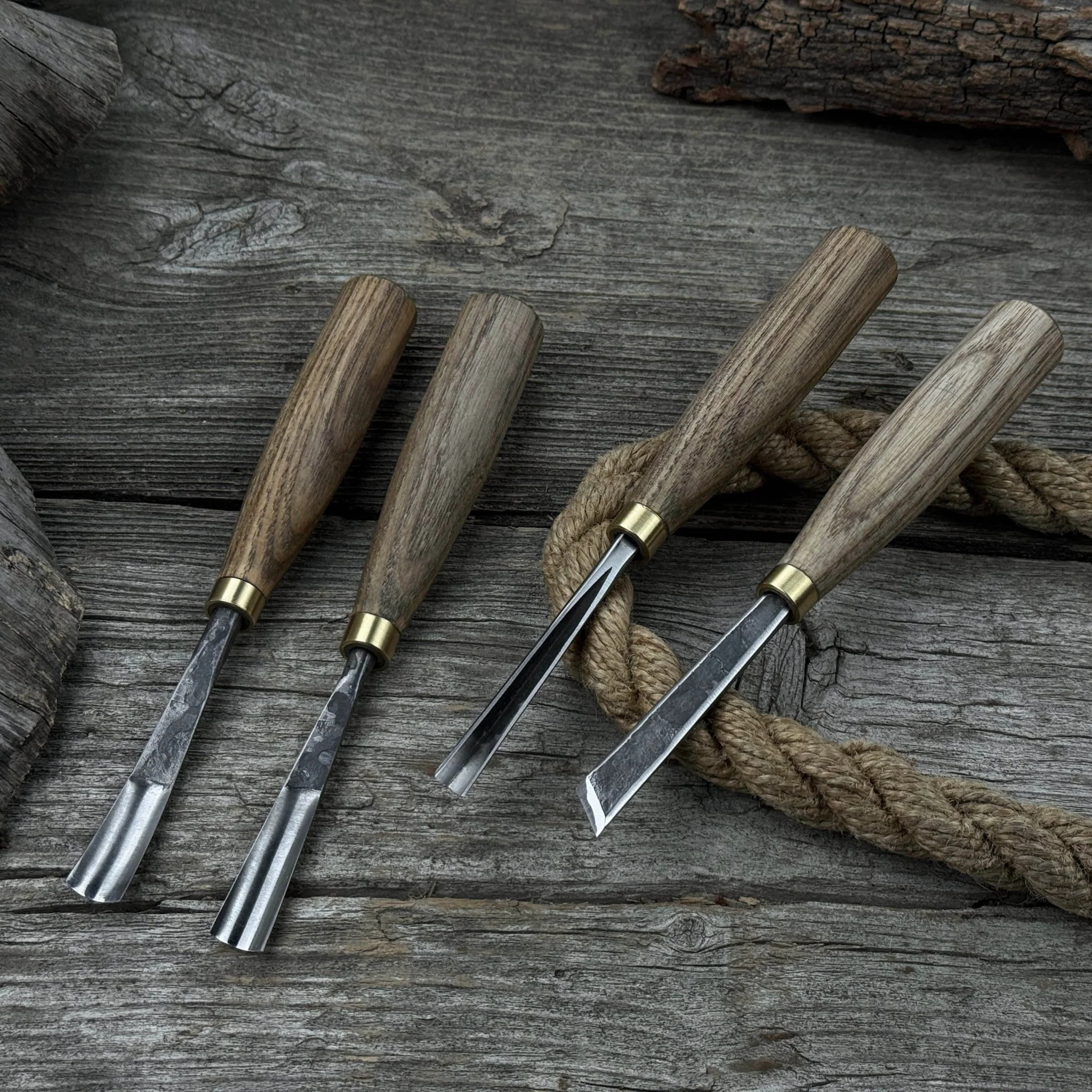 4-Piece Wood Carving Chisel & Gouge Set - Image 9