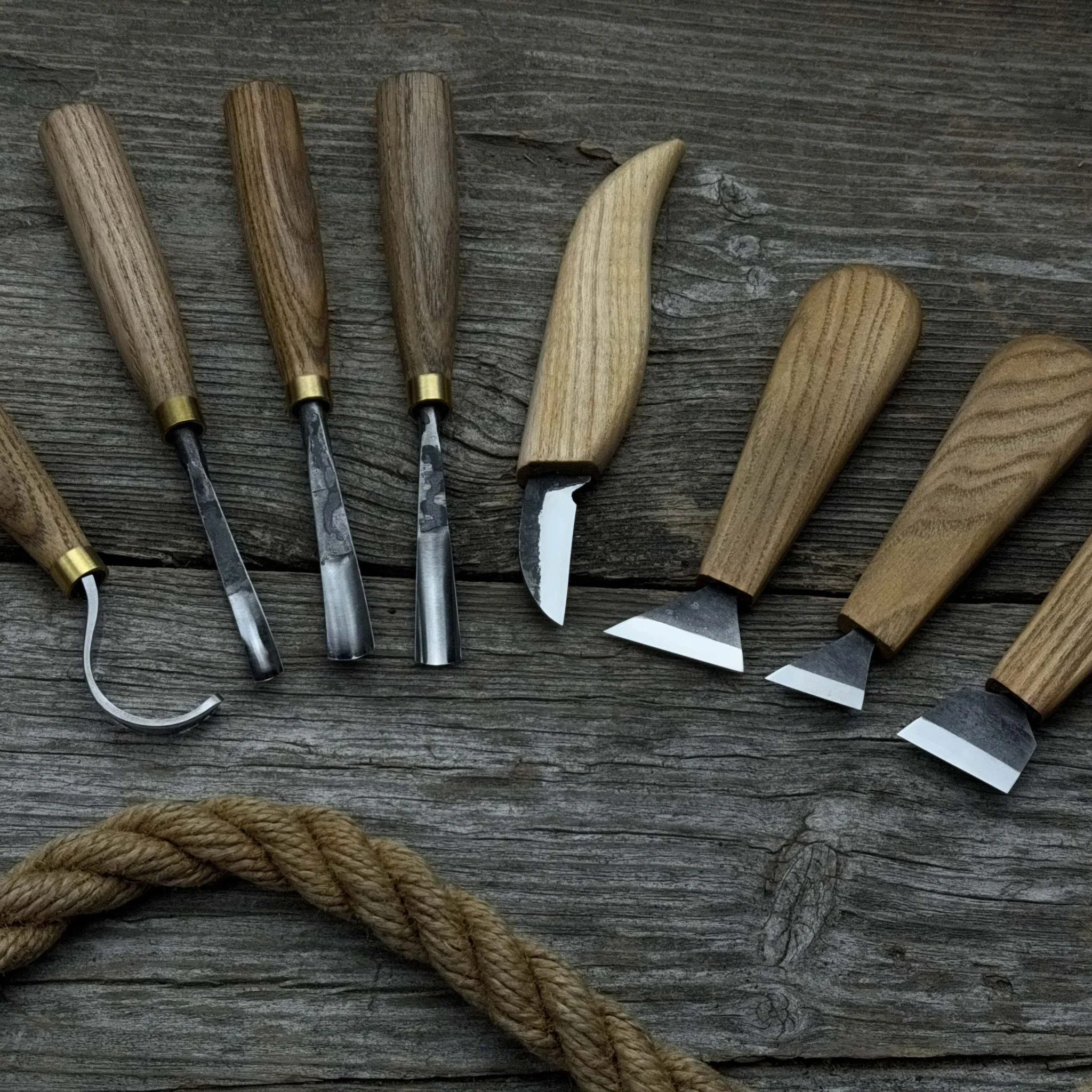 8-Piece Spoon Carving Tool Set with Sharpening Board - Image 6