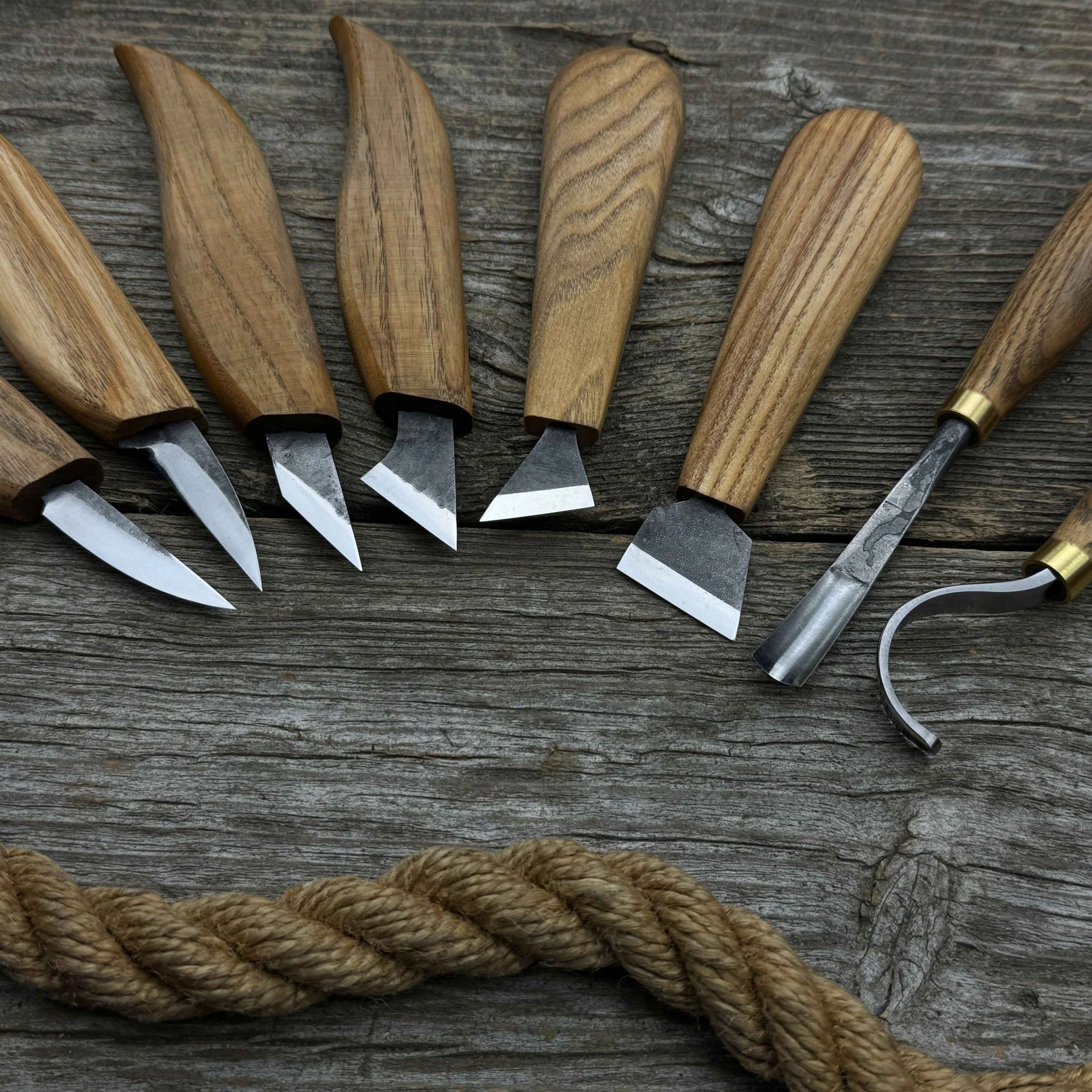 9-Piece Spoon Carving Tool Set with Sharpening Board - Image 3