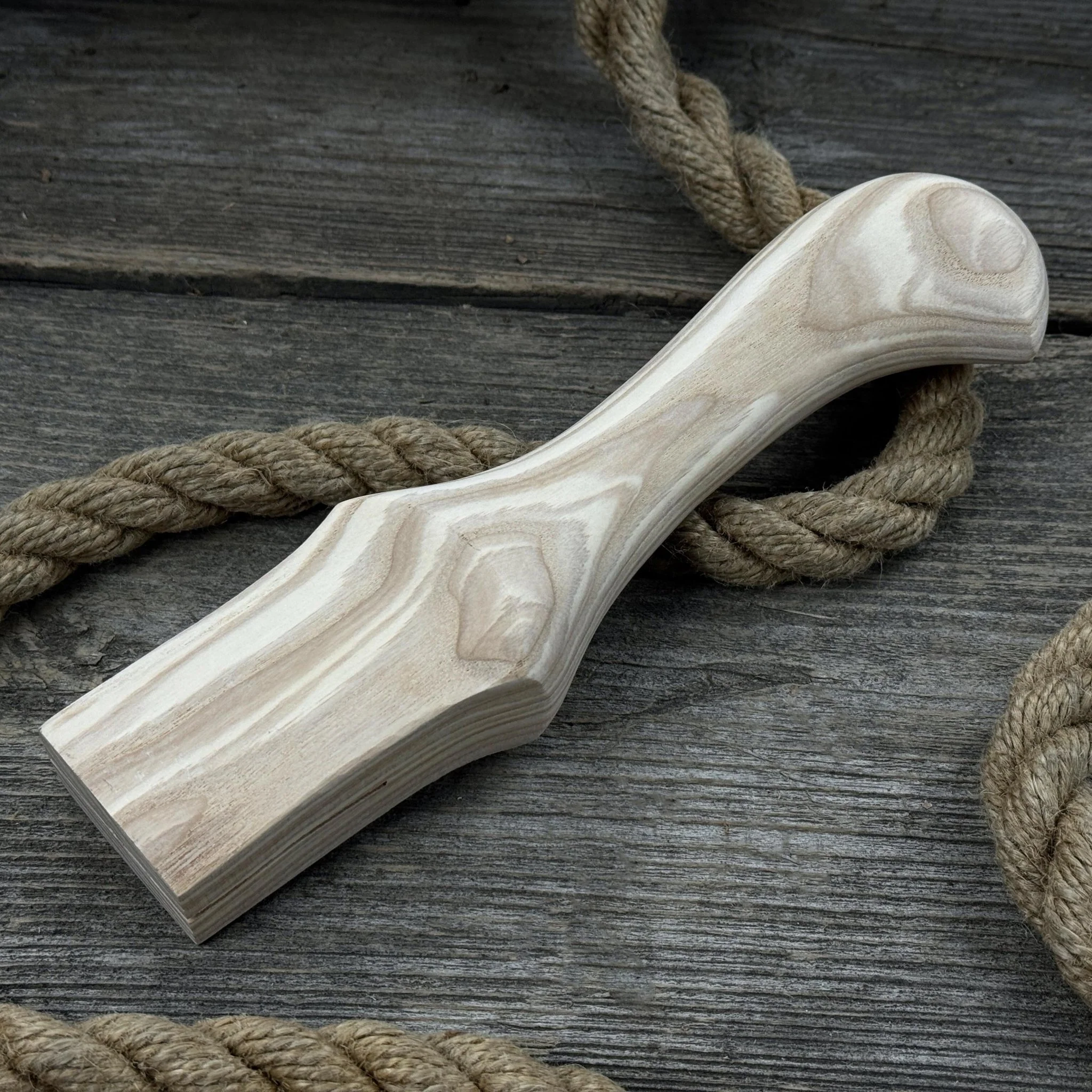 Ash Wood Handle for Adze or Axe, 23 cm (9.06 inches) with Red Oak Wedges