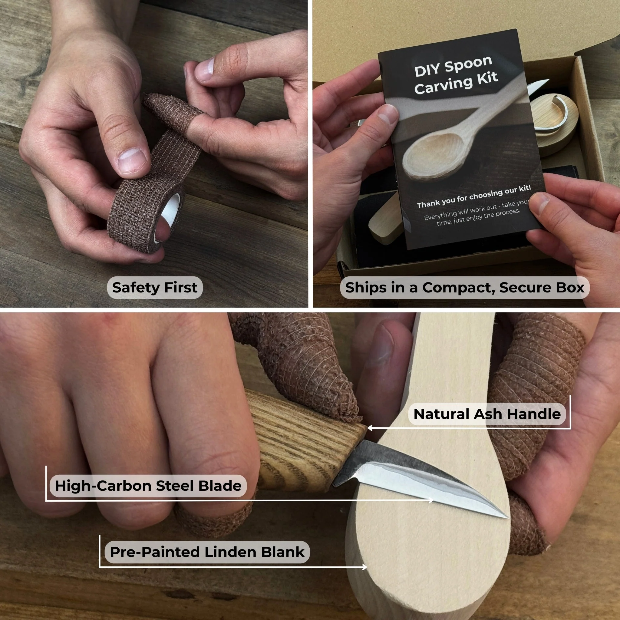 Beginner DIY Spoon Carving Kit - Image 5
