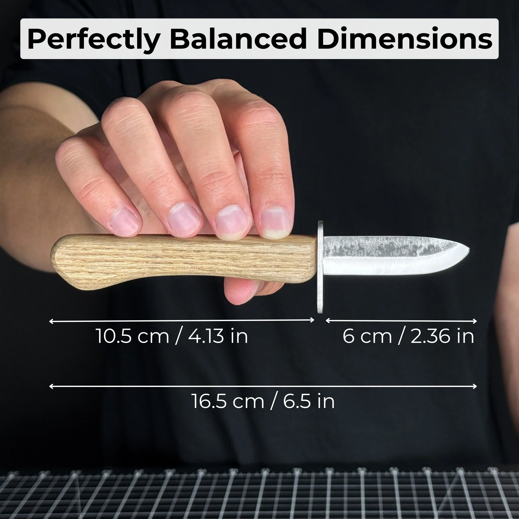 Beginner’s Woodcarving Knife with Leather Sheath, 6 cm (2.36 inches) - Image 5