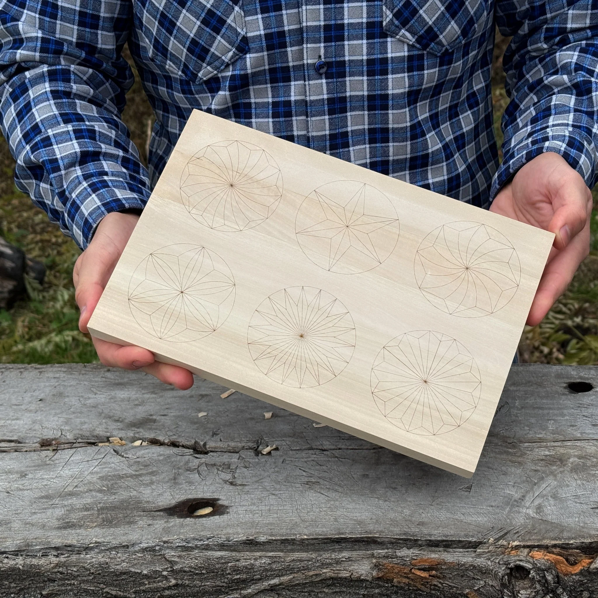 Big Basswood Woodcarving Practice Board - Image 5