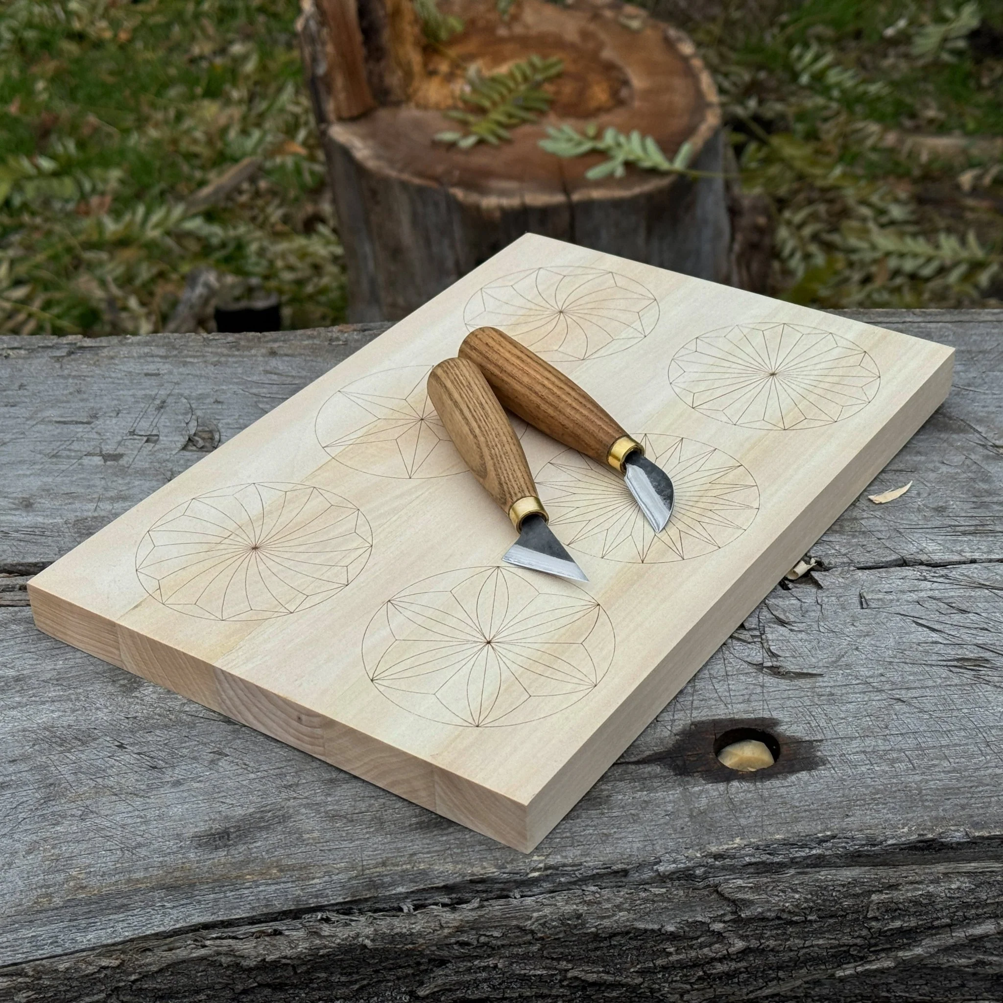 Big Basswood Woodcarving Practice Board - Image 7