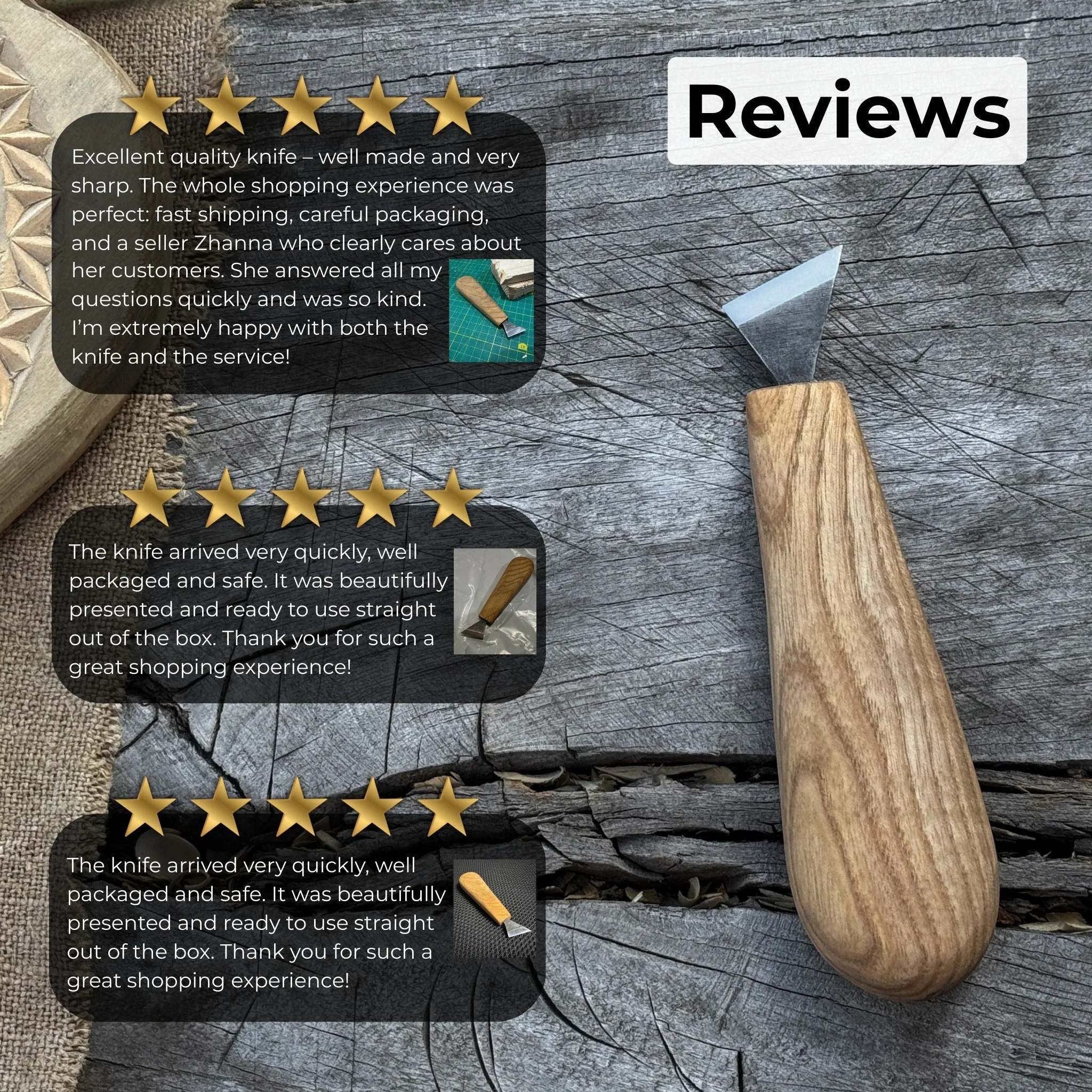 Chip Carving Knife, 2.5 cm (1 inch) - Image 10