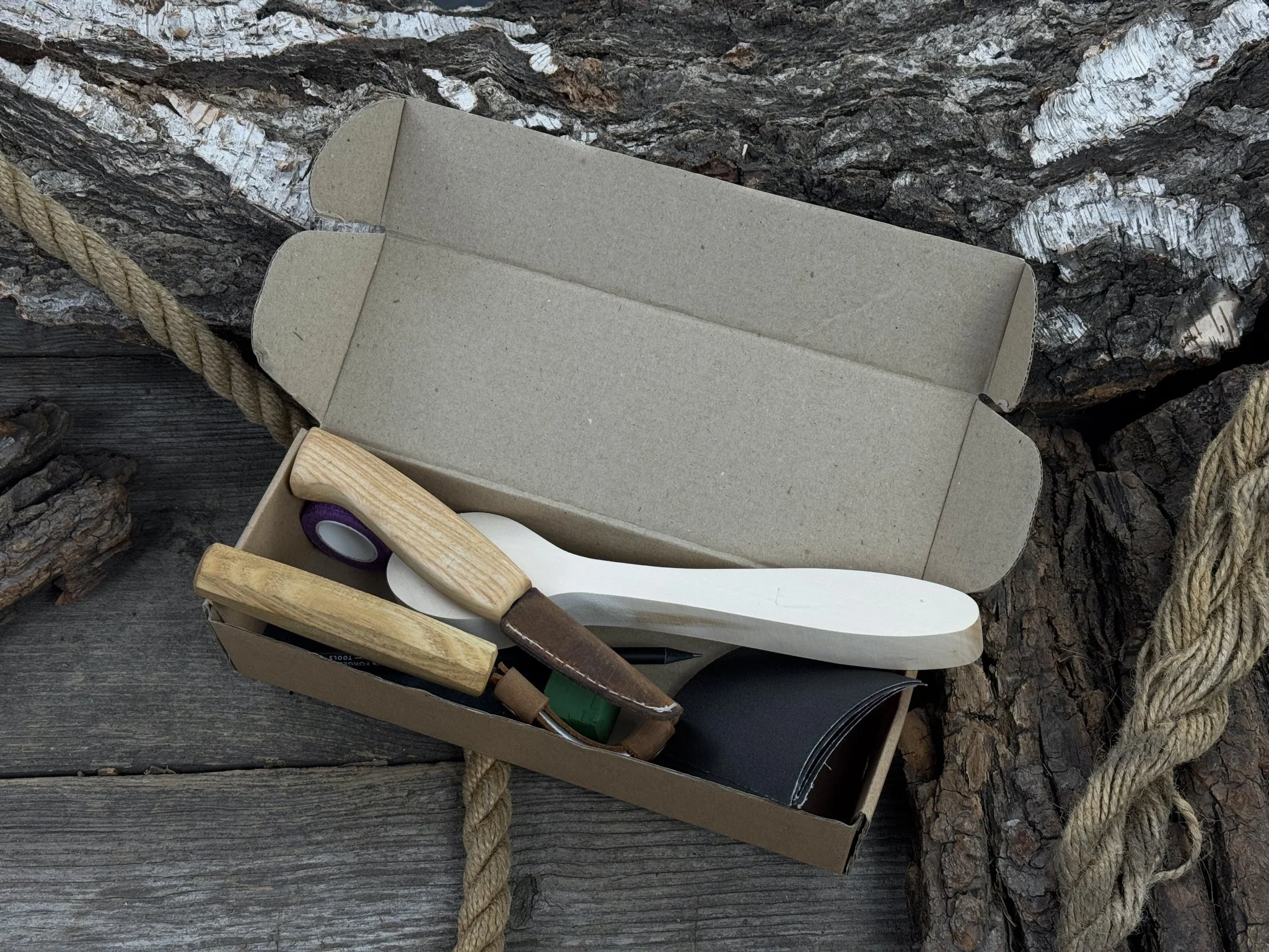 Craft Your Own Wooden Spoon – All-in-One Whittling Kit - Image 2
