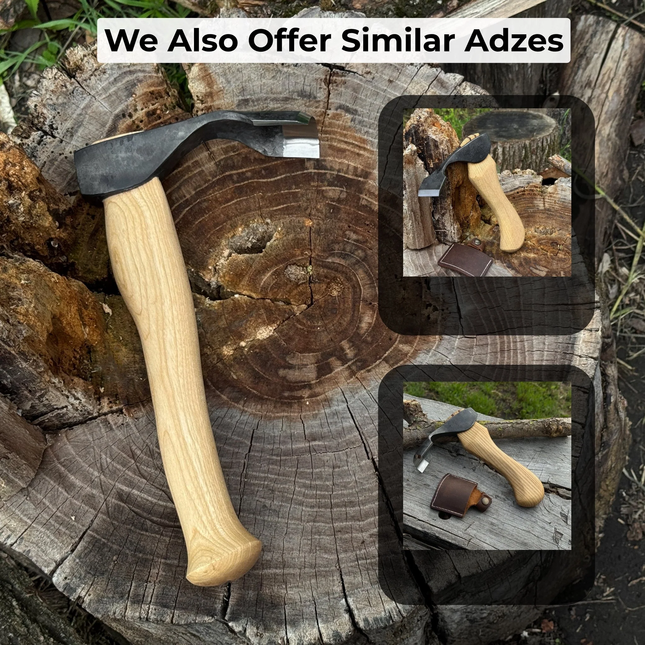Deep Curved Bowl Adze, 5.5 cm (2.16 inches) - Image 10