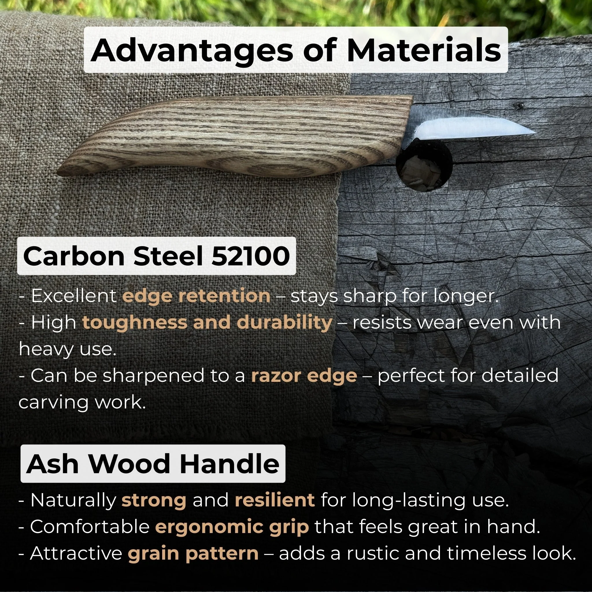 Detail Knife for Wood Carving, 4 cm (1.57 inches) - Image 4