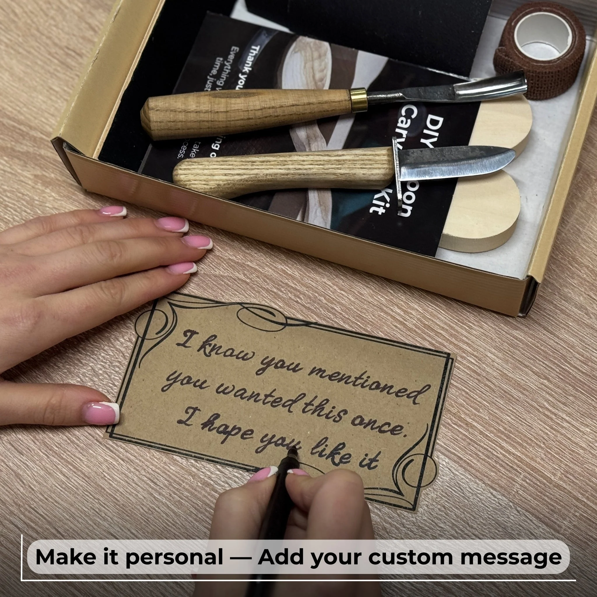 DIY 2-Piece Spoon Carving Kit for Beginners - Image 4