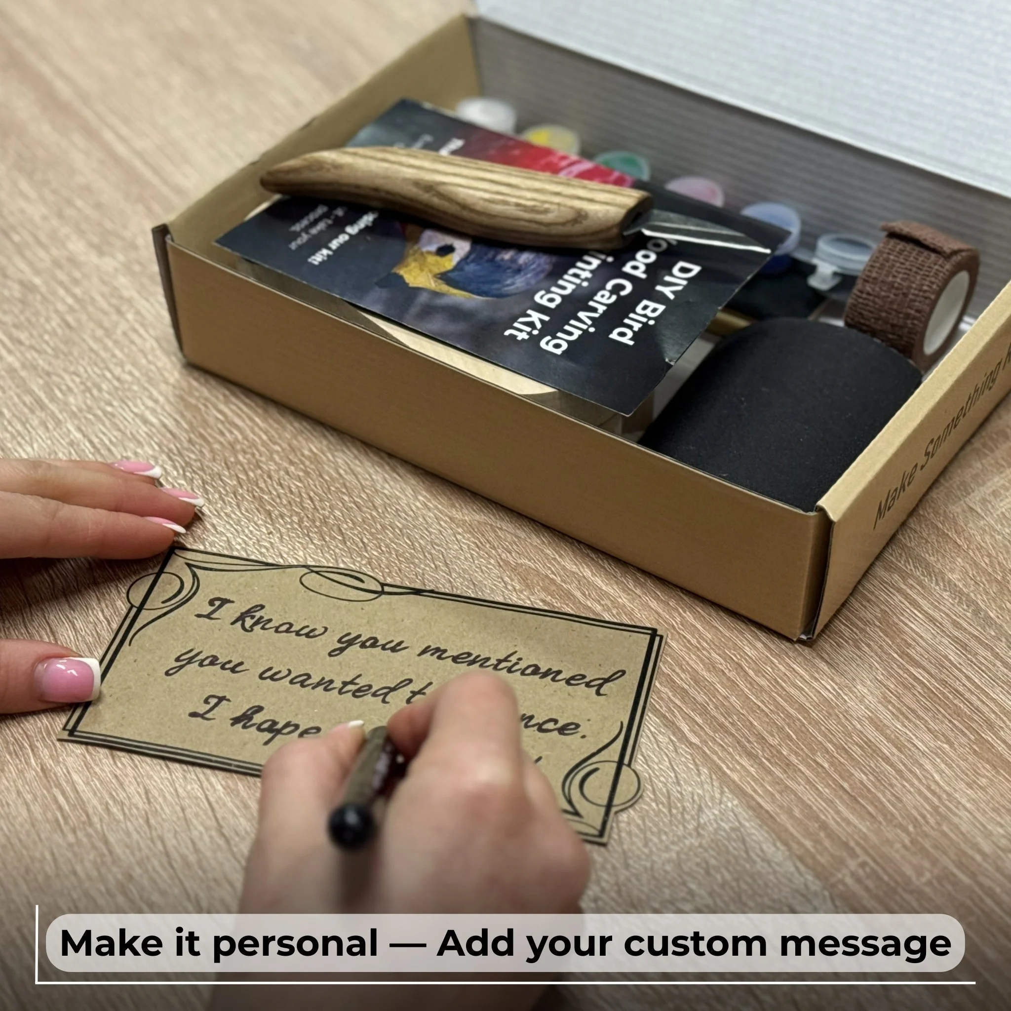 DIY Bird Wood Carving & Painting Kit - Image 4