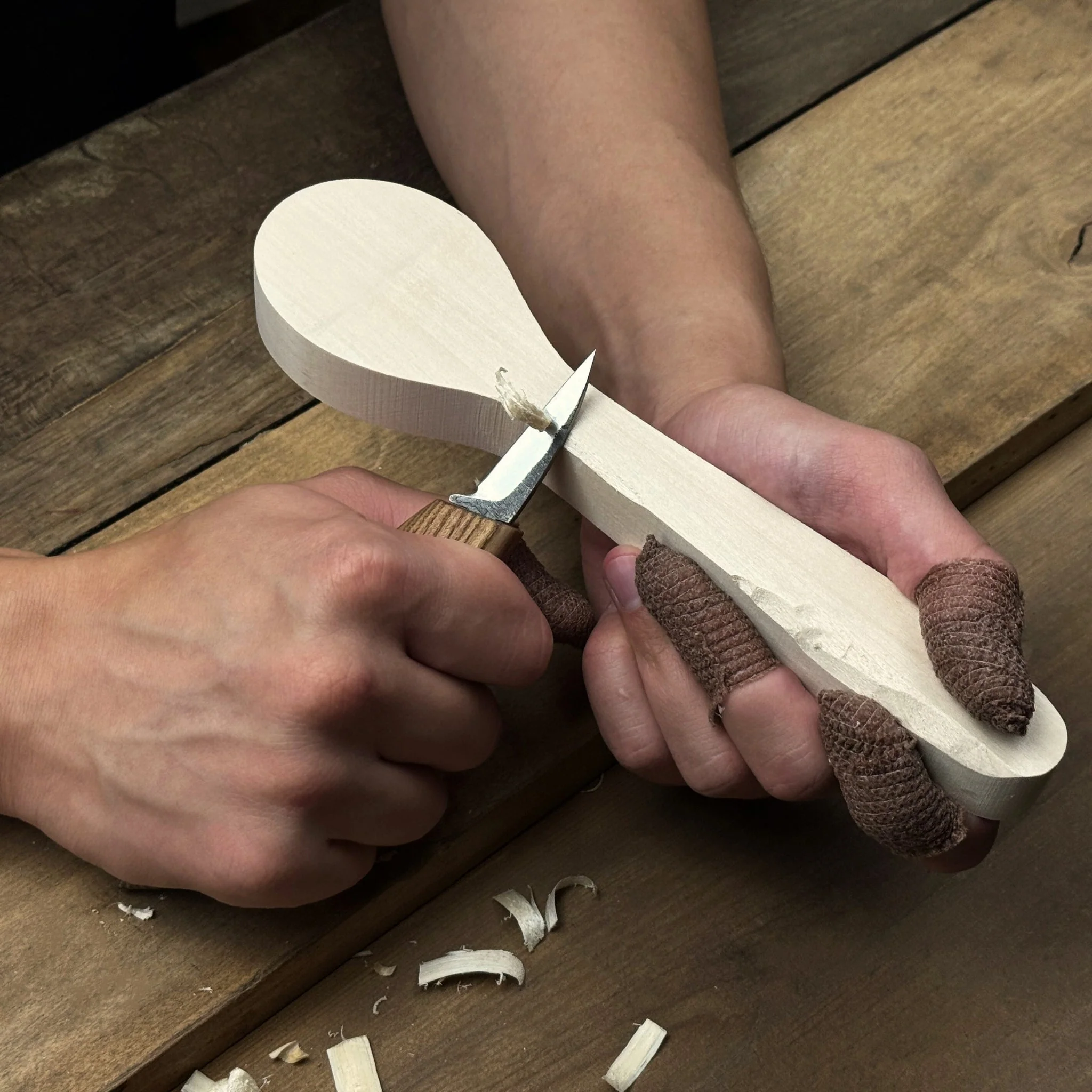 DIY Spoon Carving Kit for Beginners – Hook Knife & Whittling Tools - Image 8