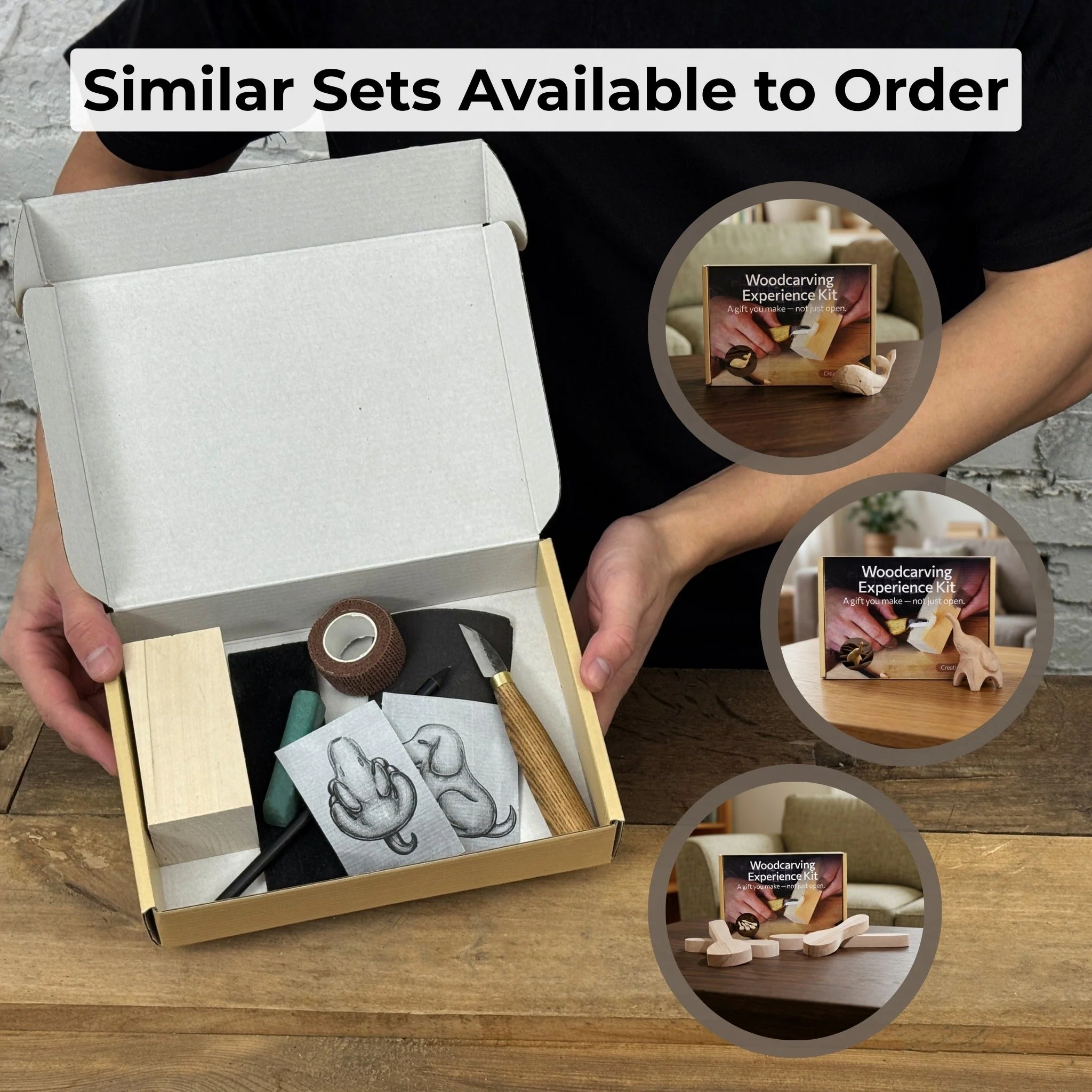 Dog Carving Kit - Complete Starter Whittling Kit for Beginners, Adults, Teens, and Kids - Image 13