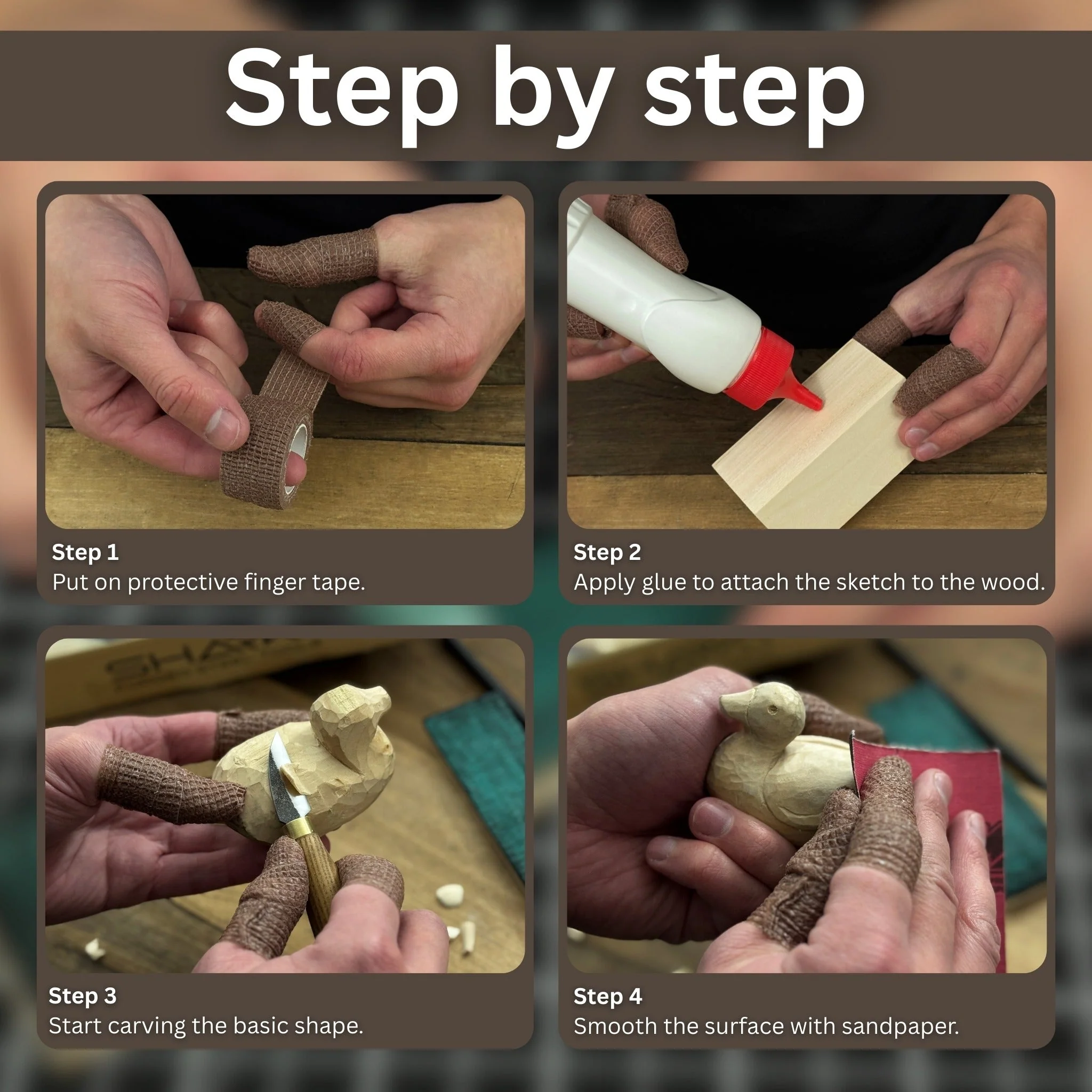 Duck Carving Kit - Complete Starter Whittling Kit for Beginners, Adults, Teens, and Kids - Image 5
