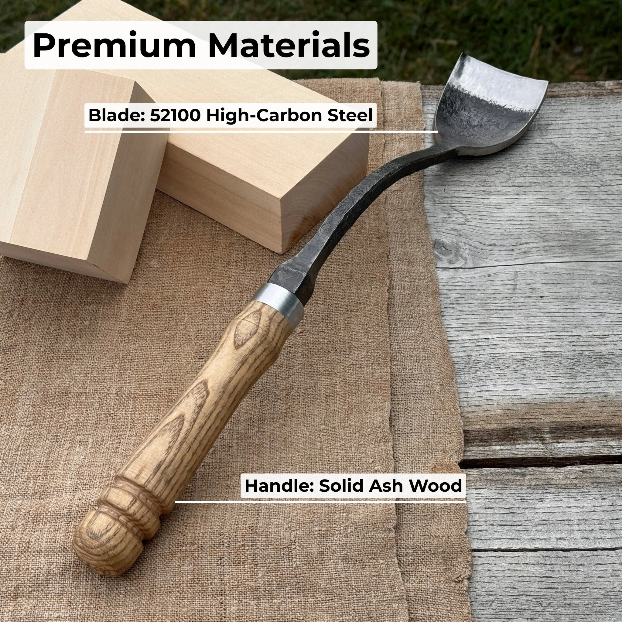 Spoon Bent Gouge, 50 - 70 mm (2 - 2.8 inches) - Image 6