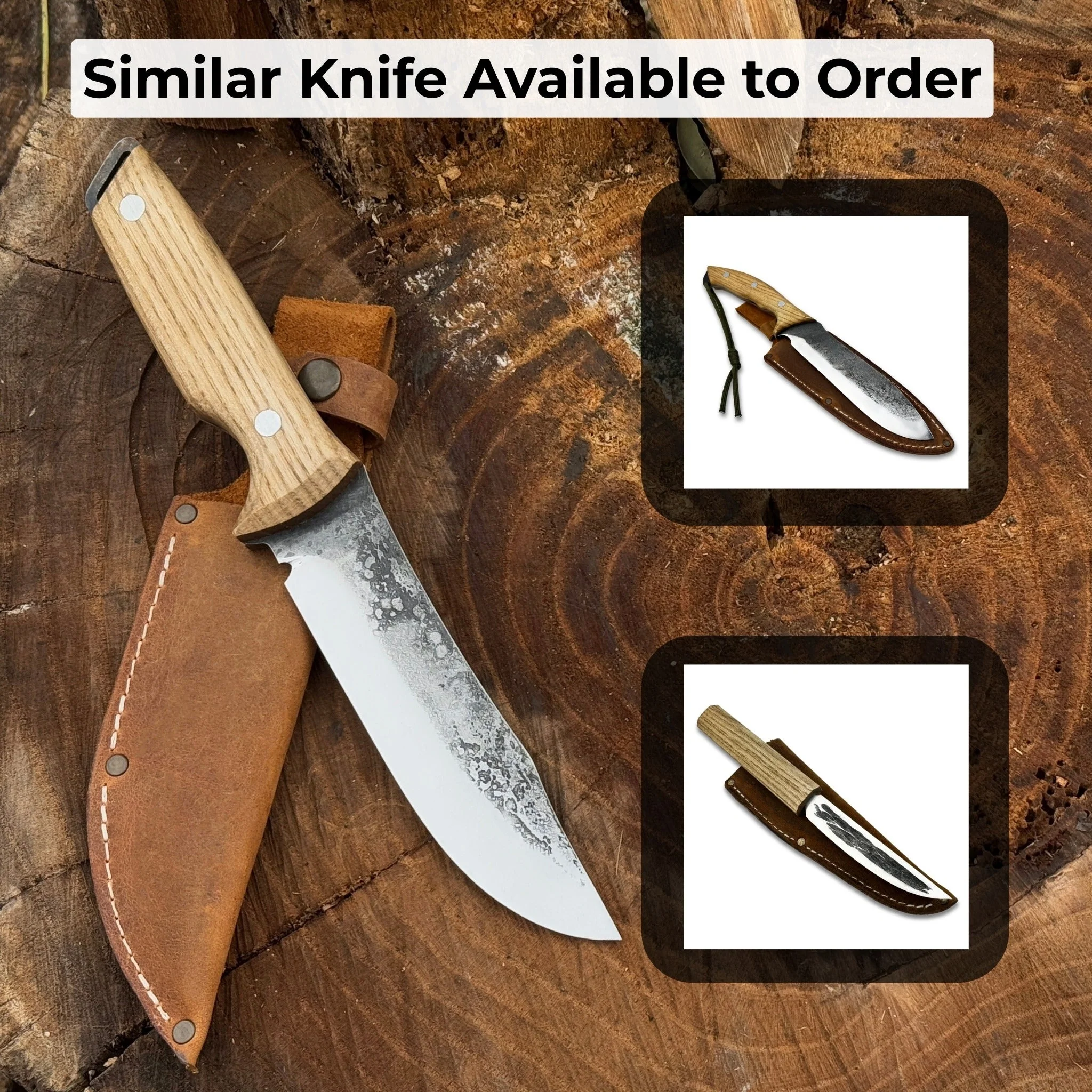 Hand-Forged Bushcraft Knife, 12 cm (4.72 inches) - Image 11