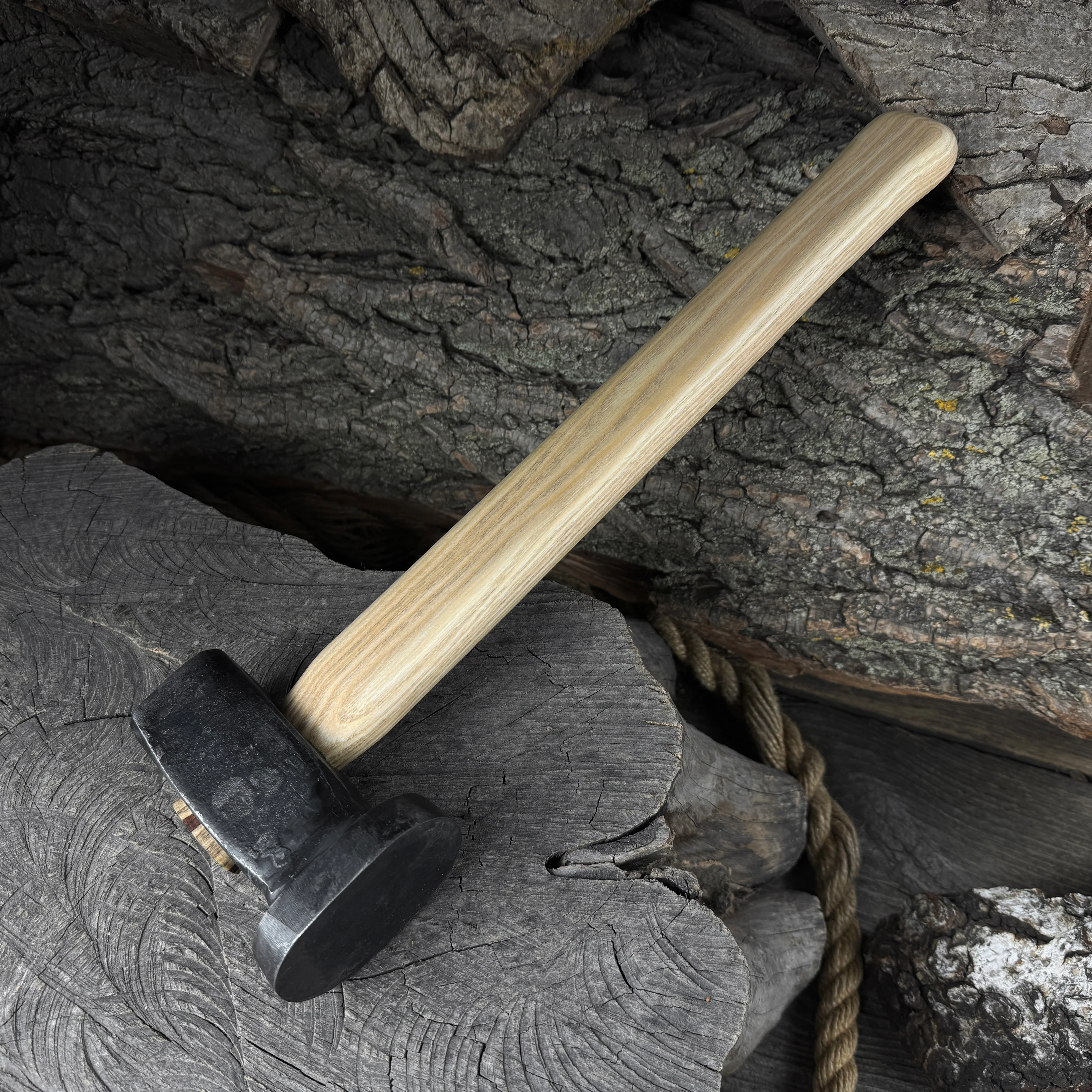 Hand-Forged Double Blacksmith's Hammer, 1.5 kg (3.3 lbs) - Image 10