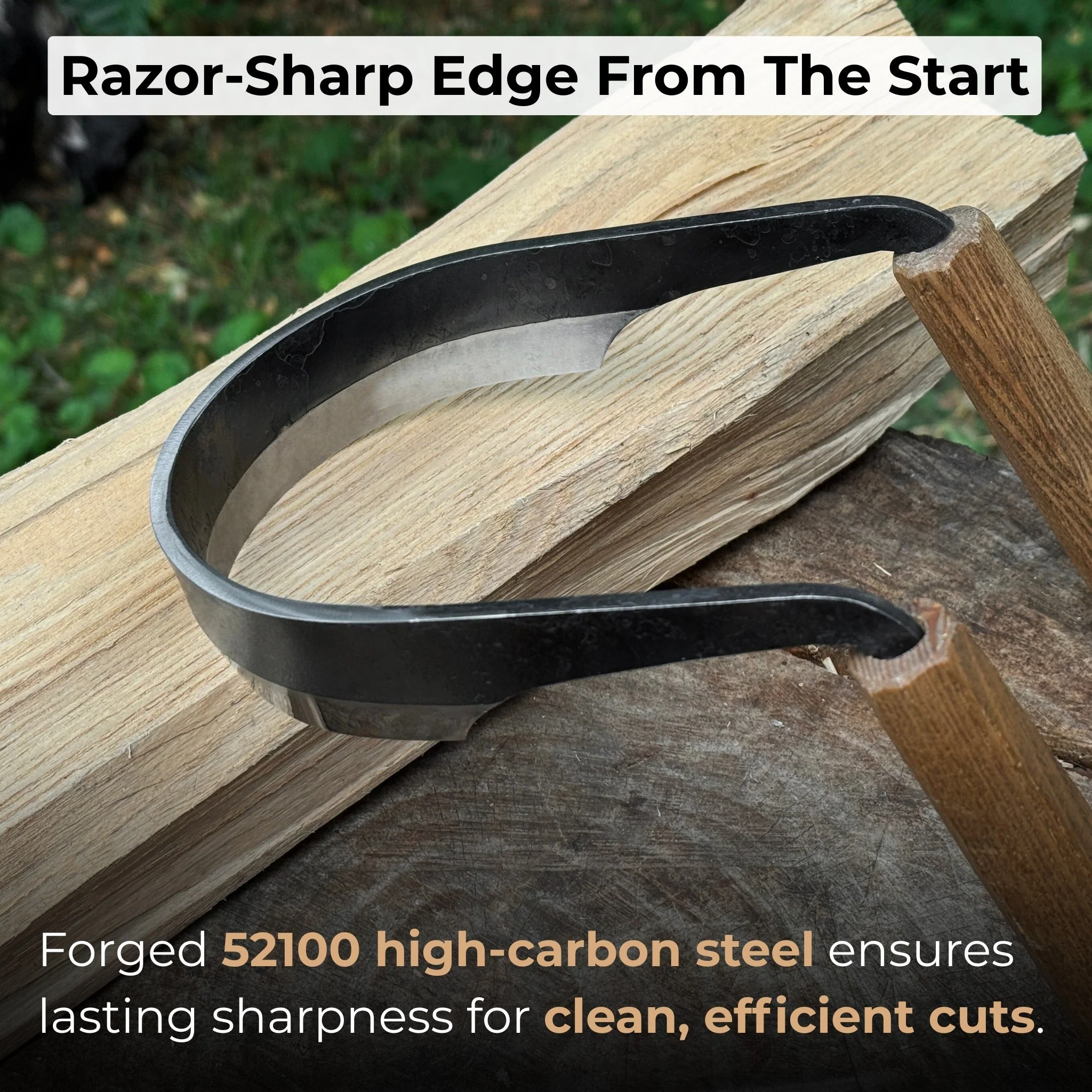 Inshave (Half-Rounded Drawknife), 13 cm (5.1 inches) - Image 2