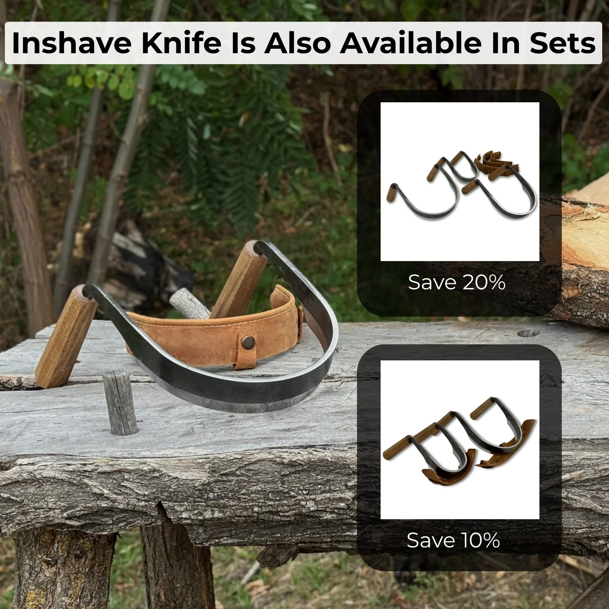 Inshave (Half-Rounded Drawknife), 16.5 cm (6.5 inches) - Image 10