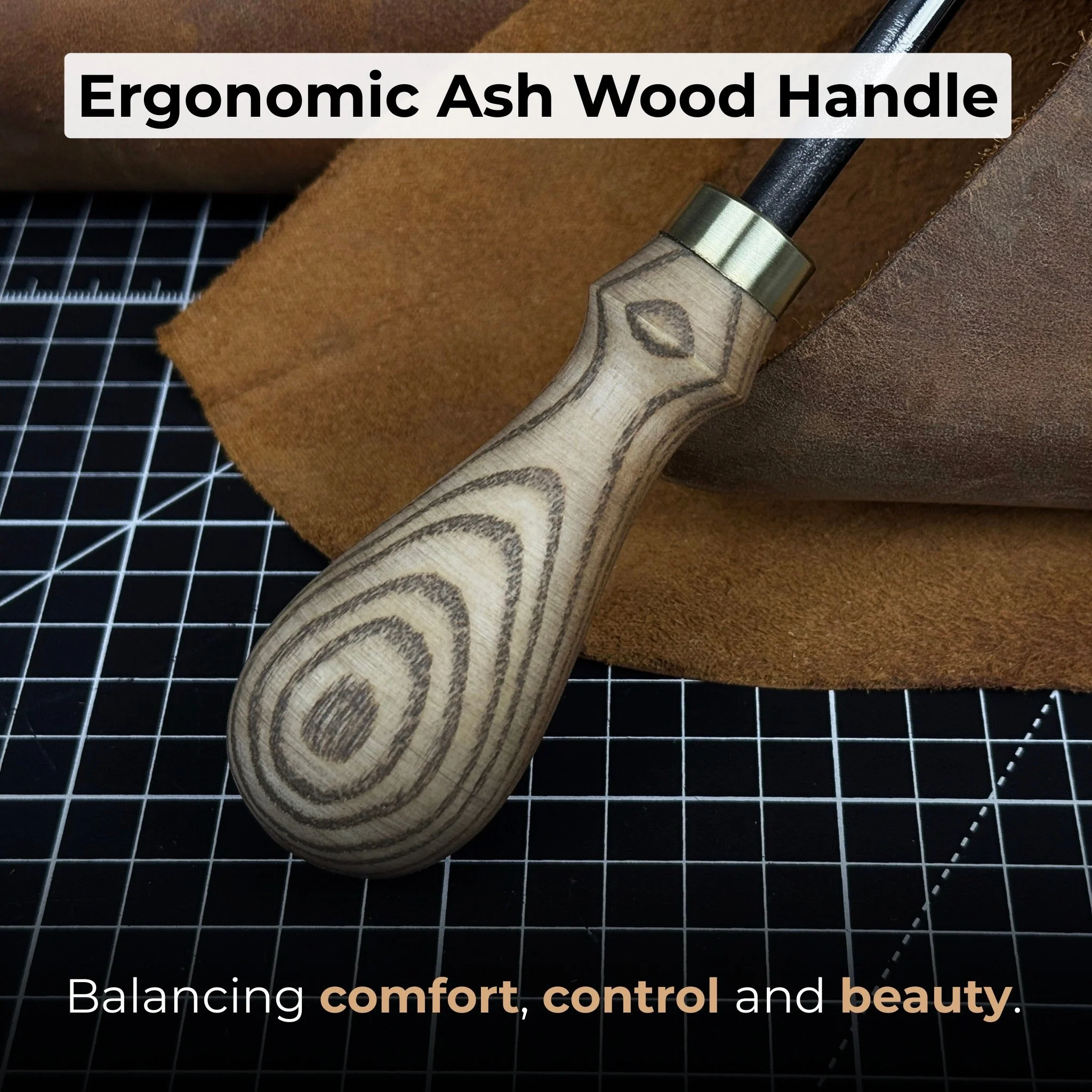 Hand-Forged Leatherworking Awl - Image 5