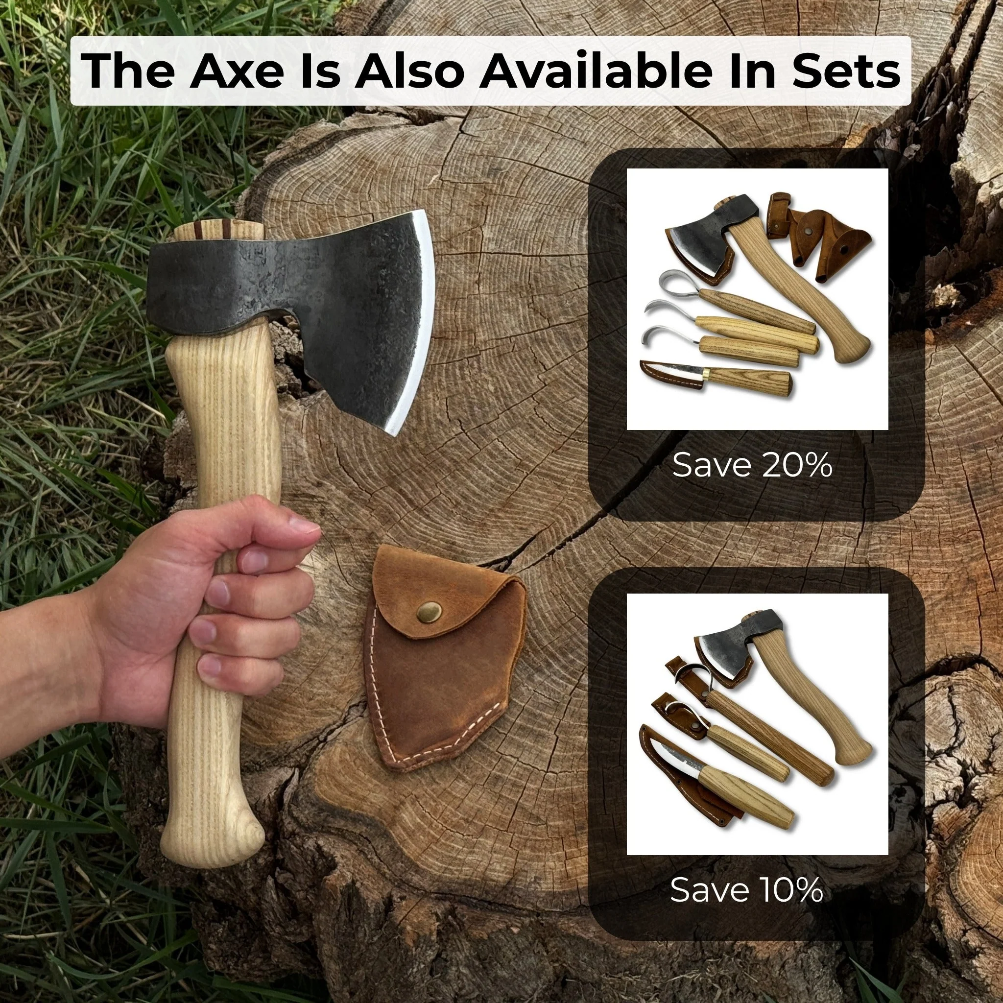 Small Carving Axe, 0.66 kg (1.46 lb) - Image 12