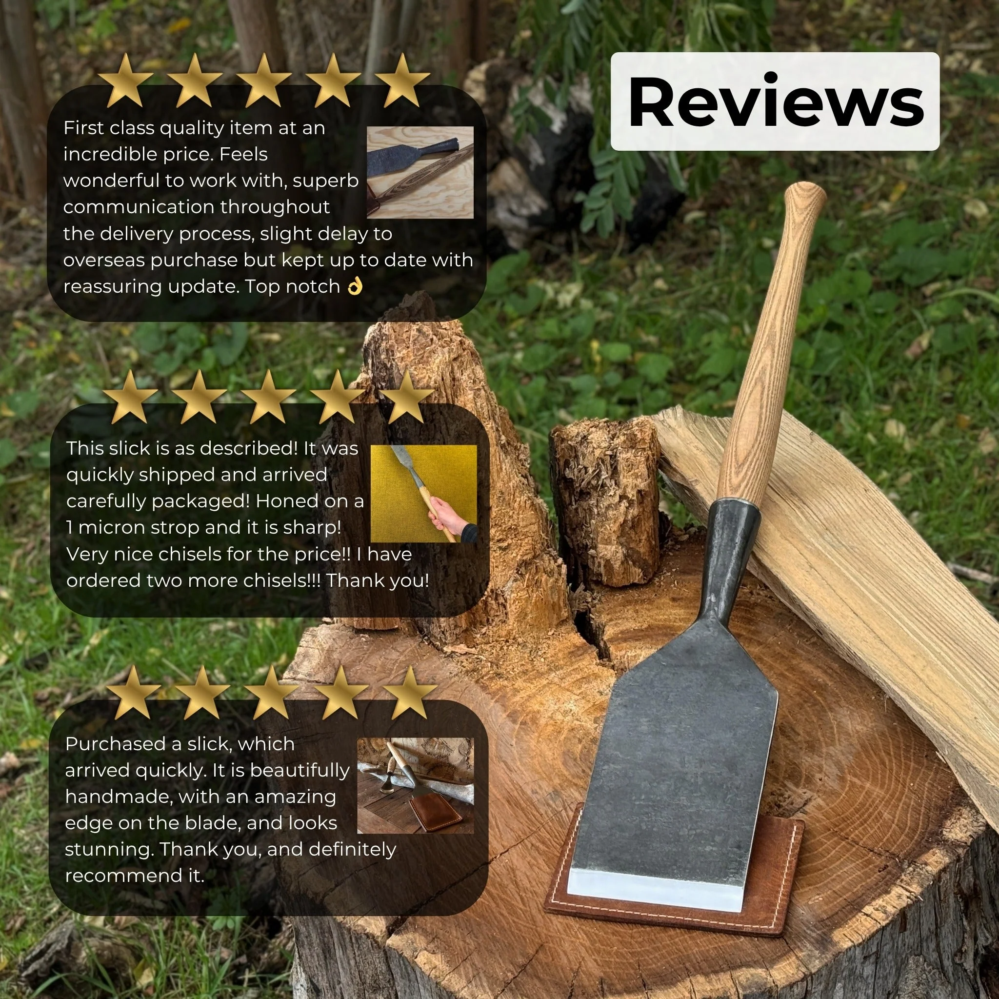 Timber Framing Sliсk Chisel, 20 - 100 mm (0.8 - 3.9 inches) - Image 11