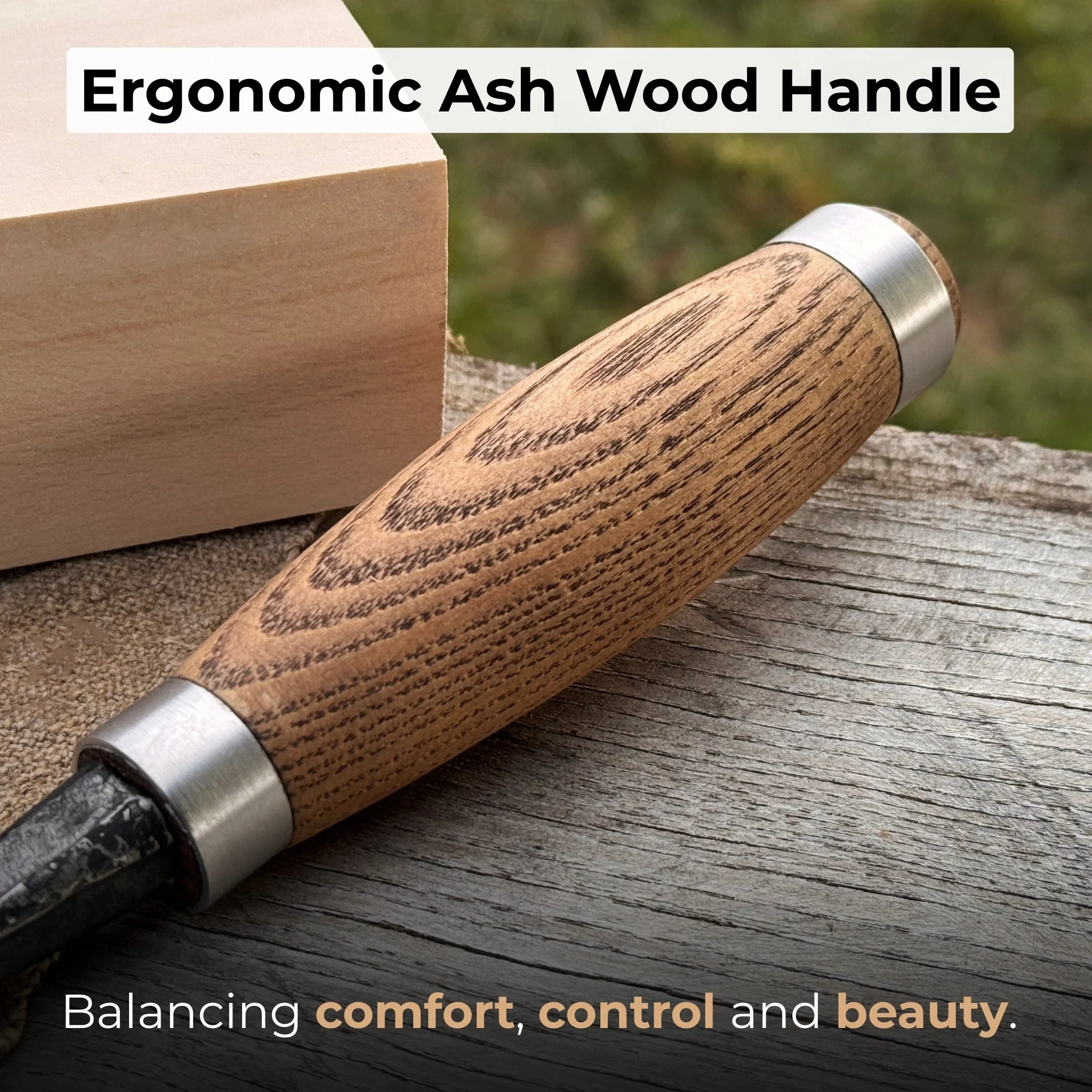 Wood Carving Chisel, 10 - 50 mm (0.39 - 1.97 inches) - Image 3
