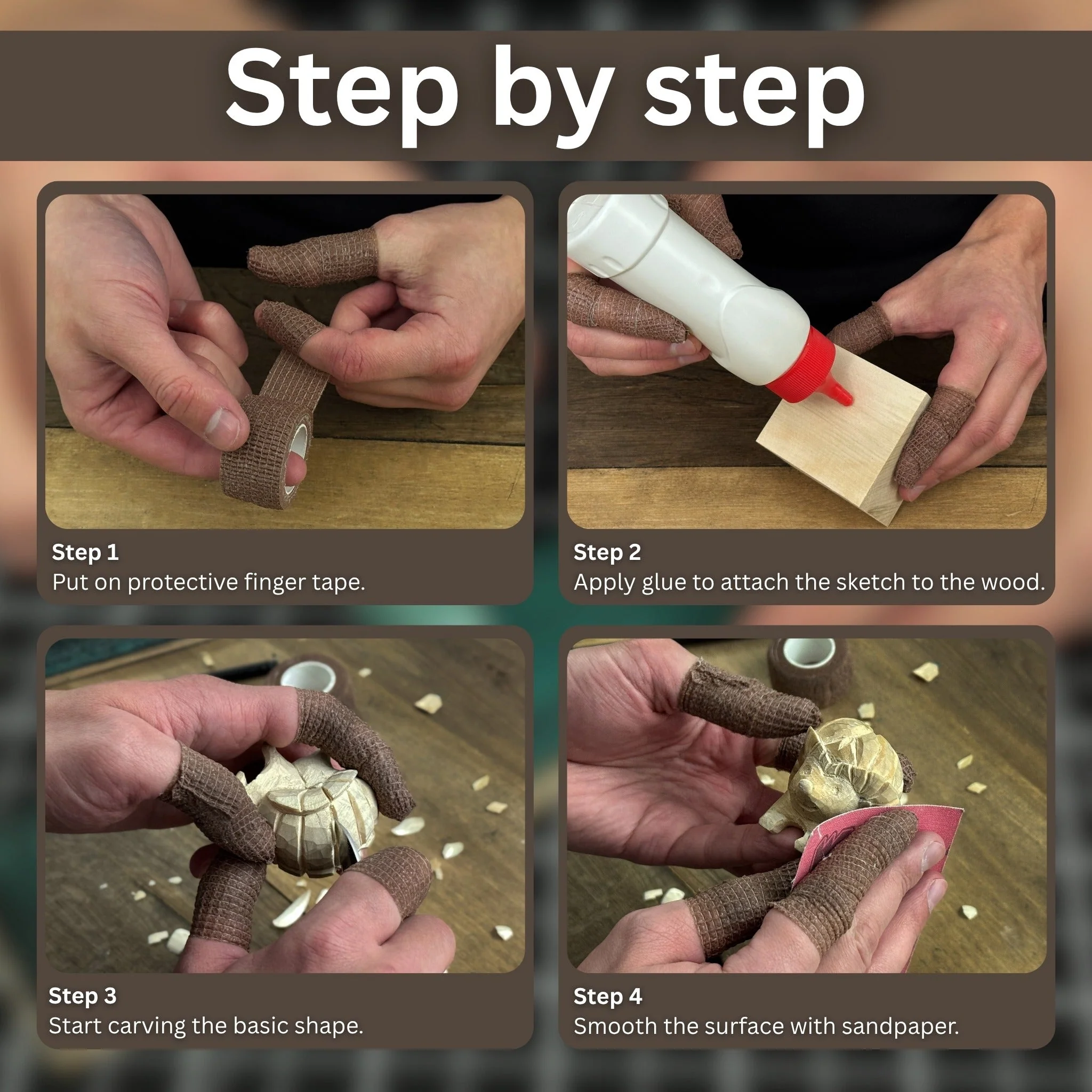 Hedgehog Carving Kit - Complete Starter Whittling Kit for Beginners, Adults, Teens, and Kids - Image 5