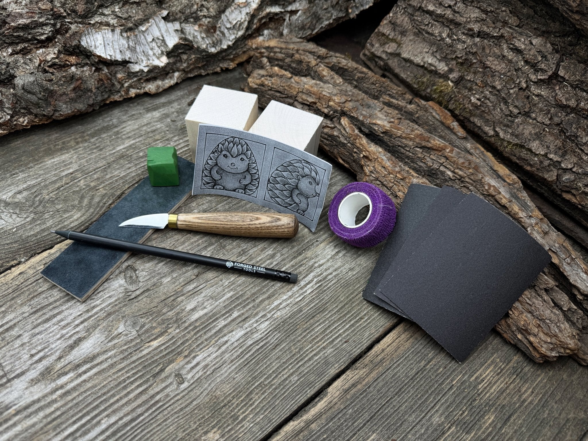 Hedgehog Wood Carving Kit – Ideal for Beginners, Adults, Teens and Kids - Image 5