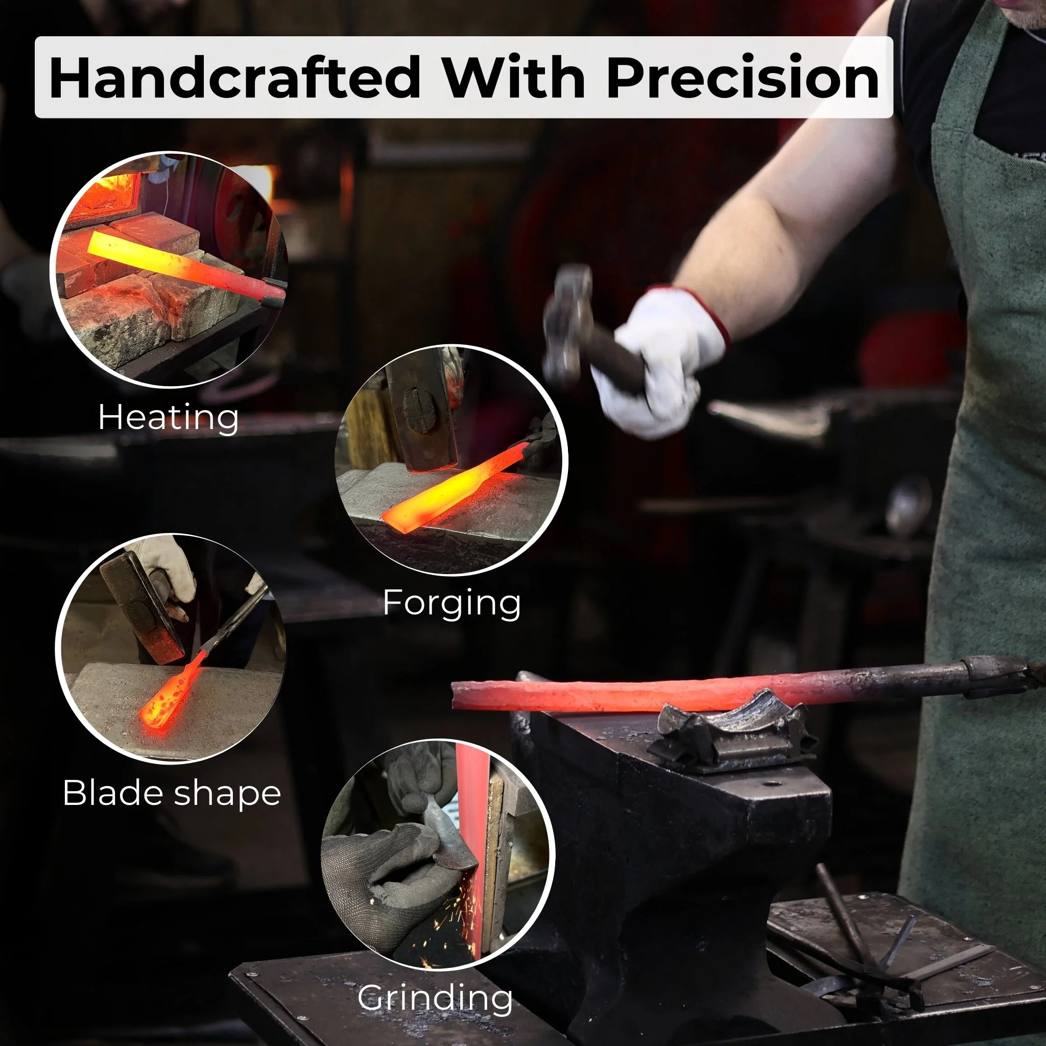Large Straight Gouge (Rounded Chisel), 10 - 45 mm (0.4 - 1.8 inches) - Image 9