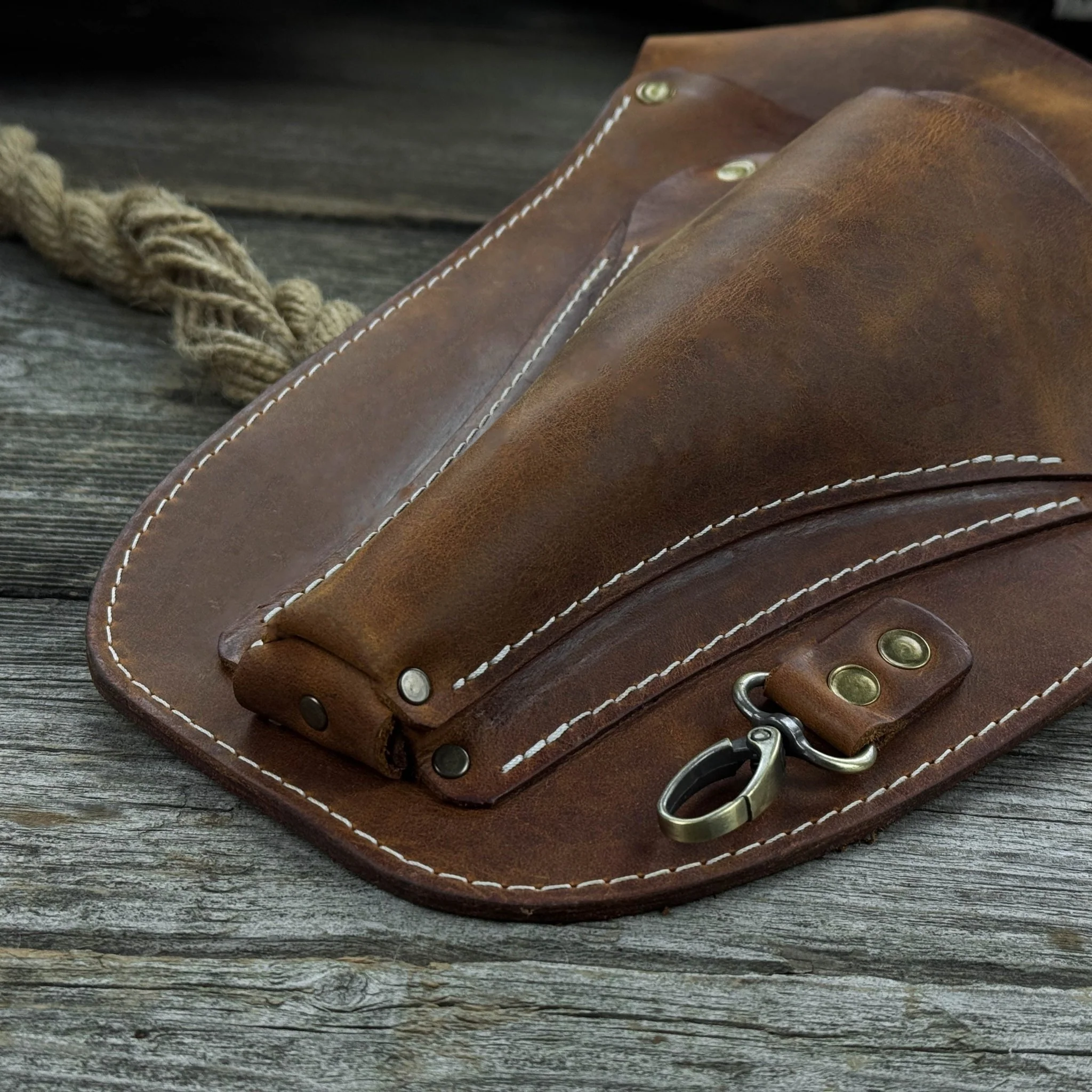 Leather Belt Tool Pouch - Image 3