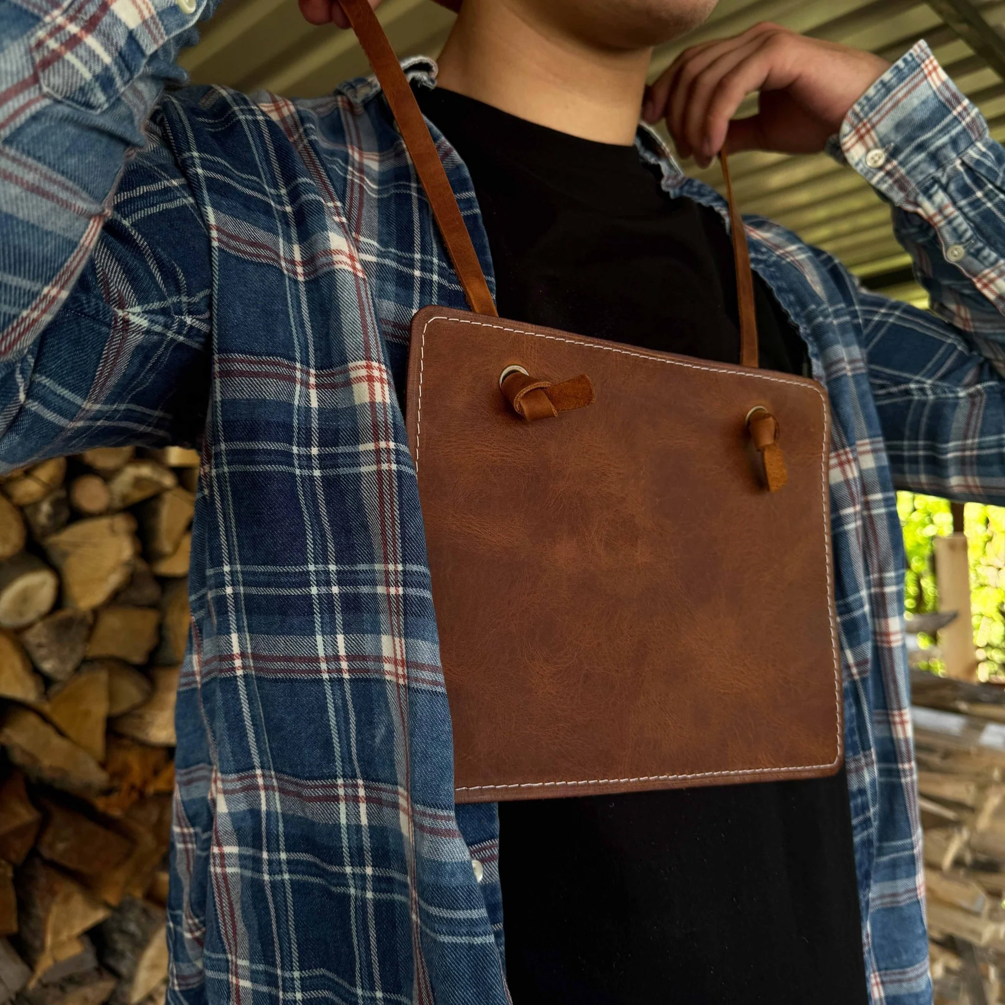 Leather Breast Plate with Belt - Image 12