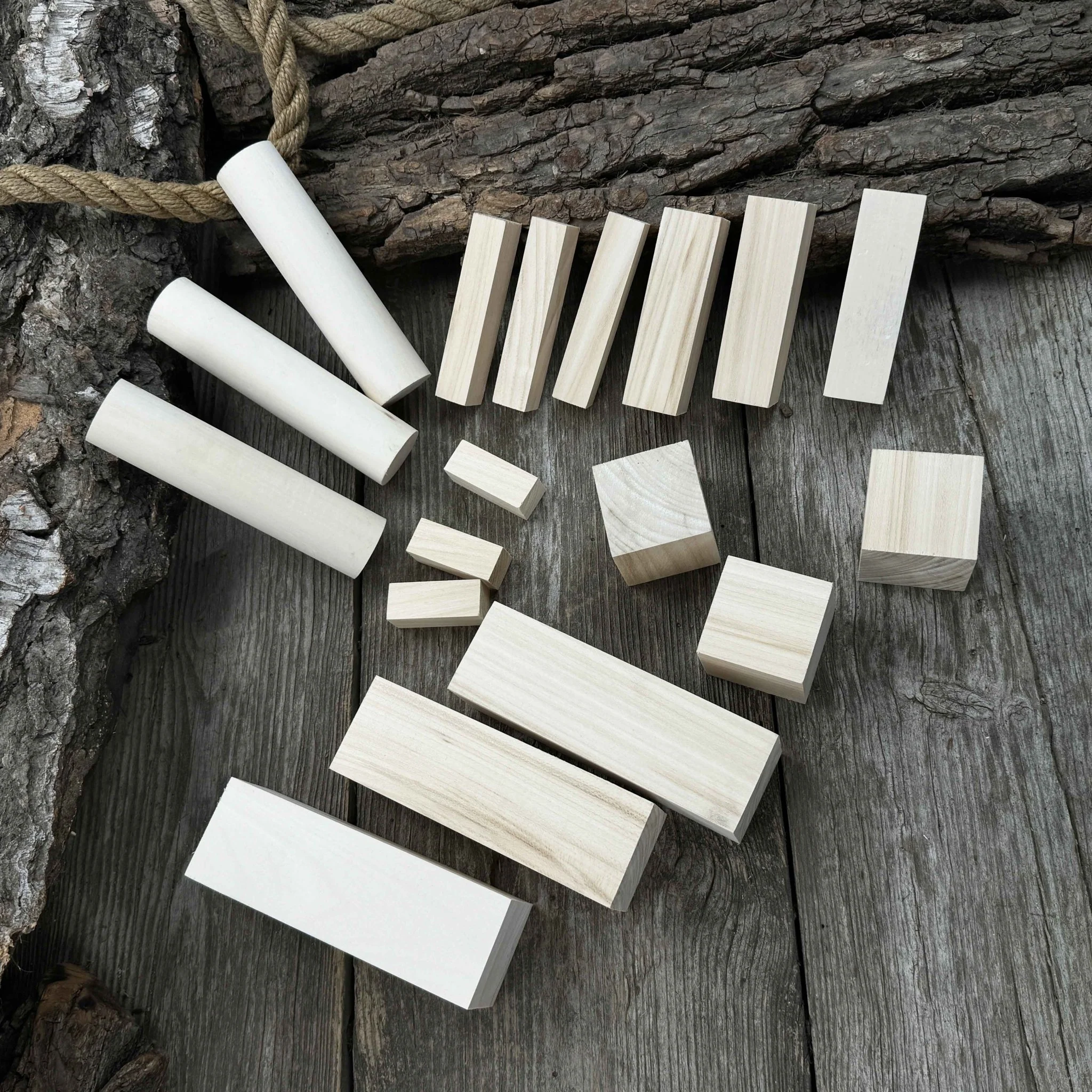 Set of 18 Assorted Linden Wood Carving Blanks - Image 7