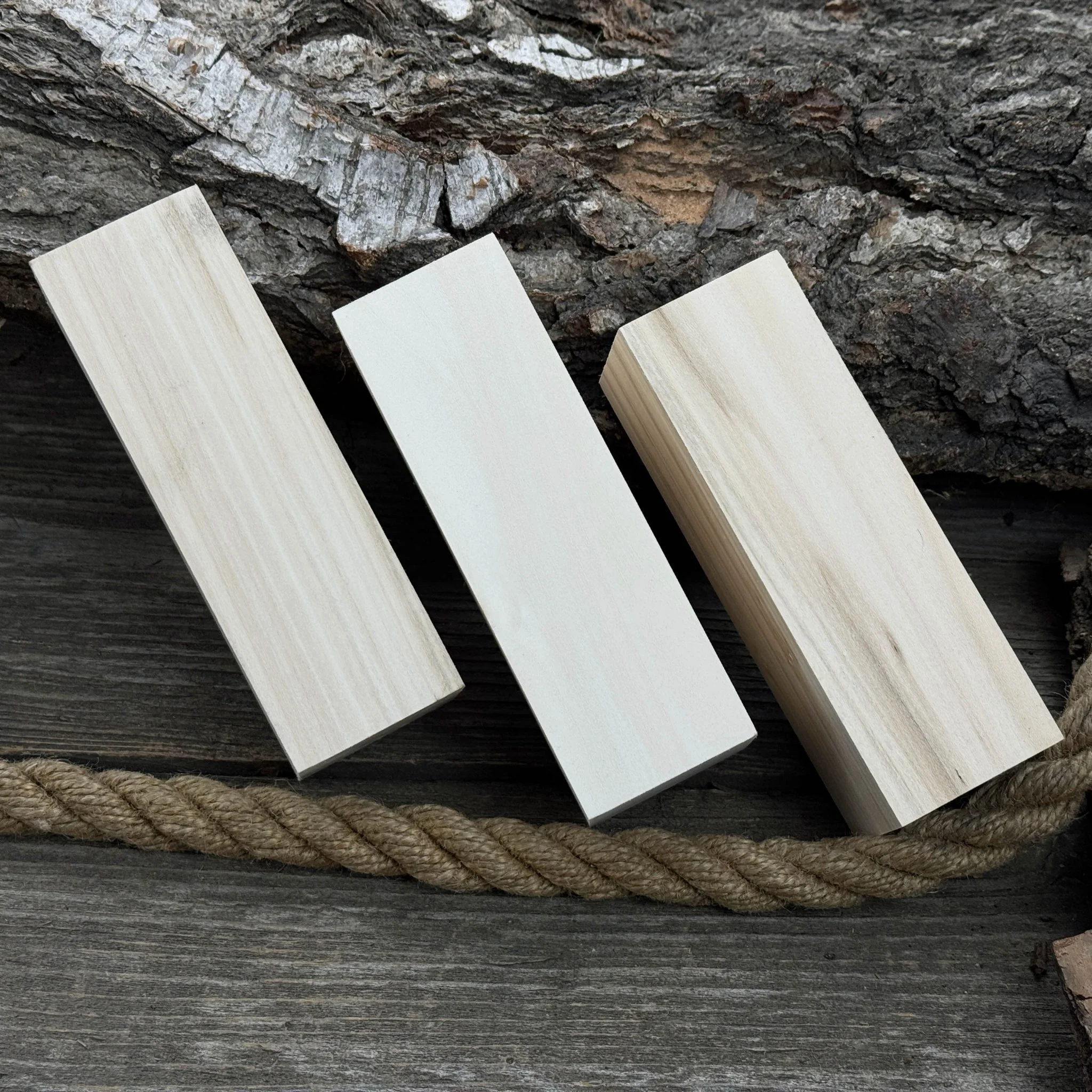 Set of 6 Large Linden Wood Carving Blanks - Image 9