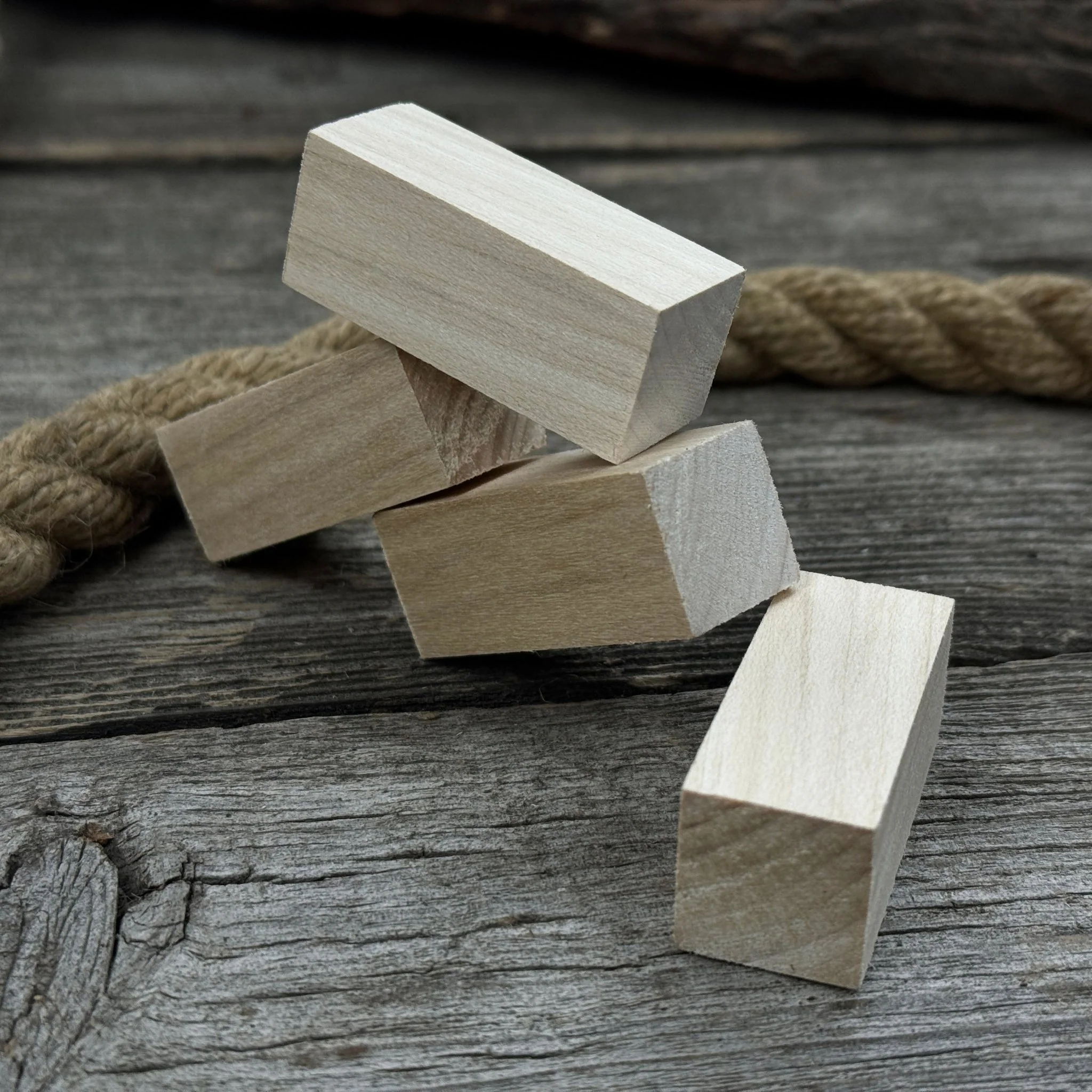 Set of 6 Linden Wood Carving Blanks, 5 × 2 × 2 cm (1.97 × 0.79 × 0.79 in) - Image 8