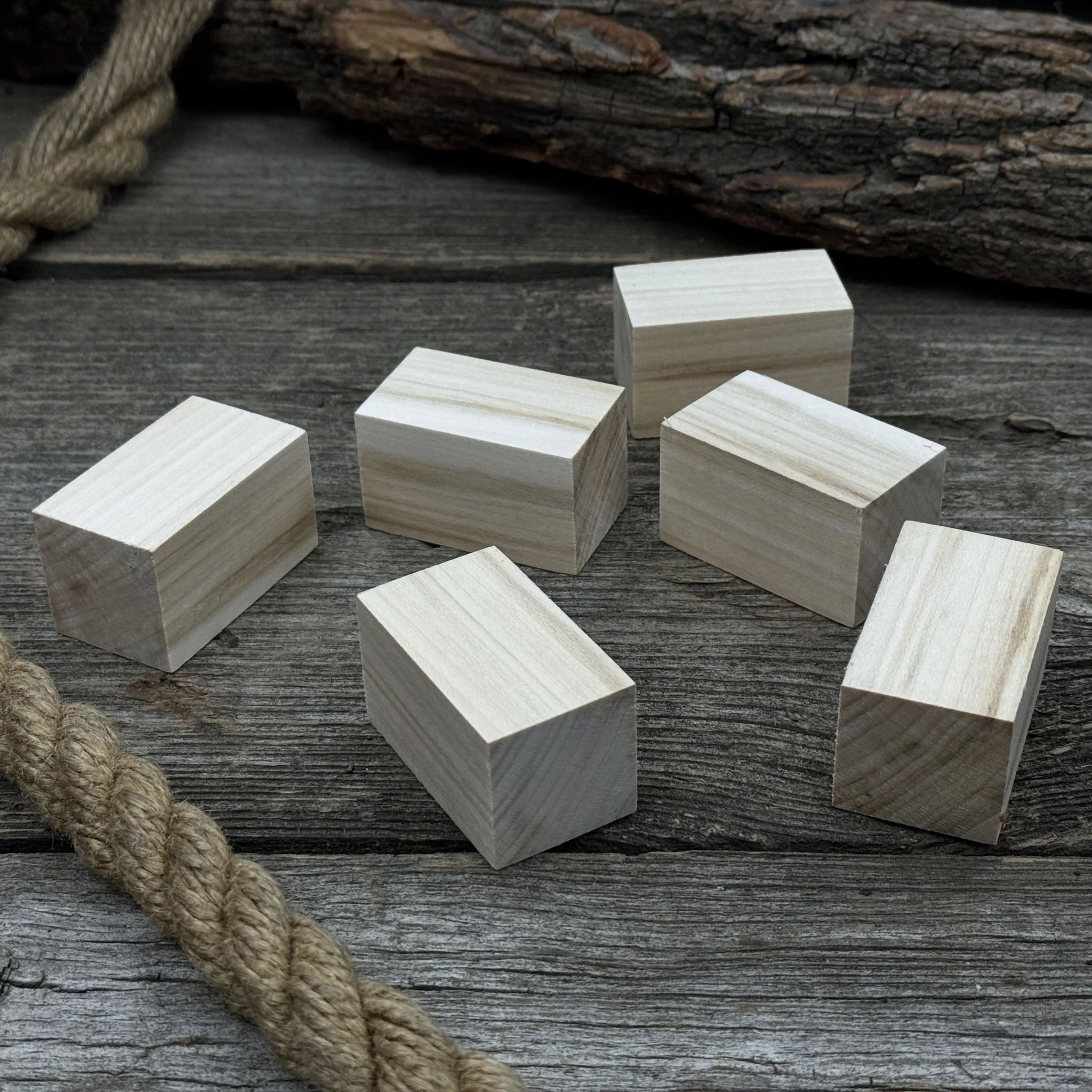 Set of 6 Linden Wood Carving Blanks, 5 × 3 × 3 cm (1.97 × 1.18 × 1.18 in) - Image 5
