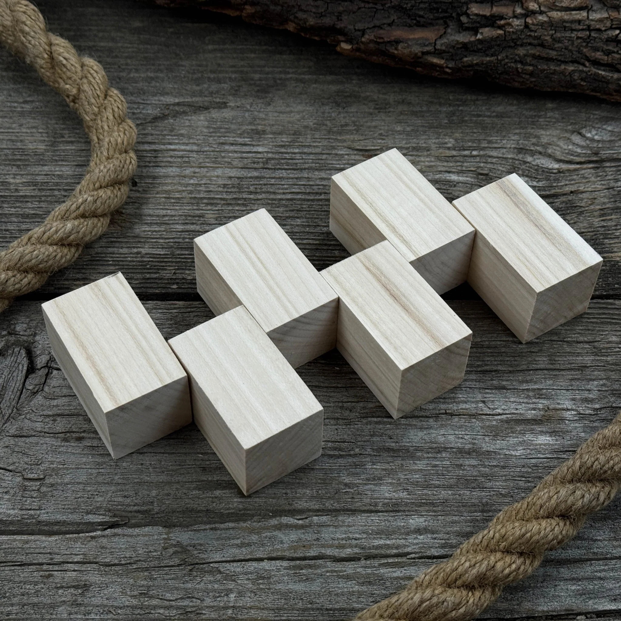 Set of 6 Linden Wood Carving Blanks, 5 × 3 × 3 cm (1.97 × 1.18 × 1.18 in) - Image 7