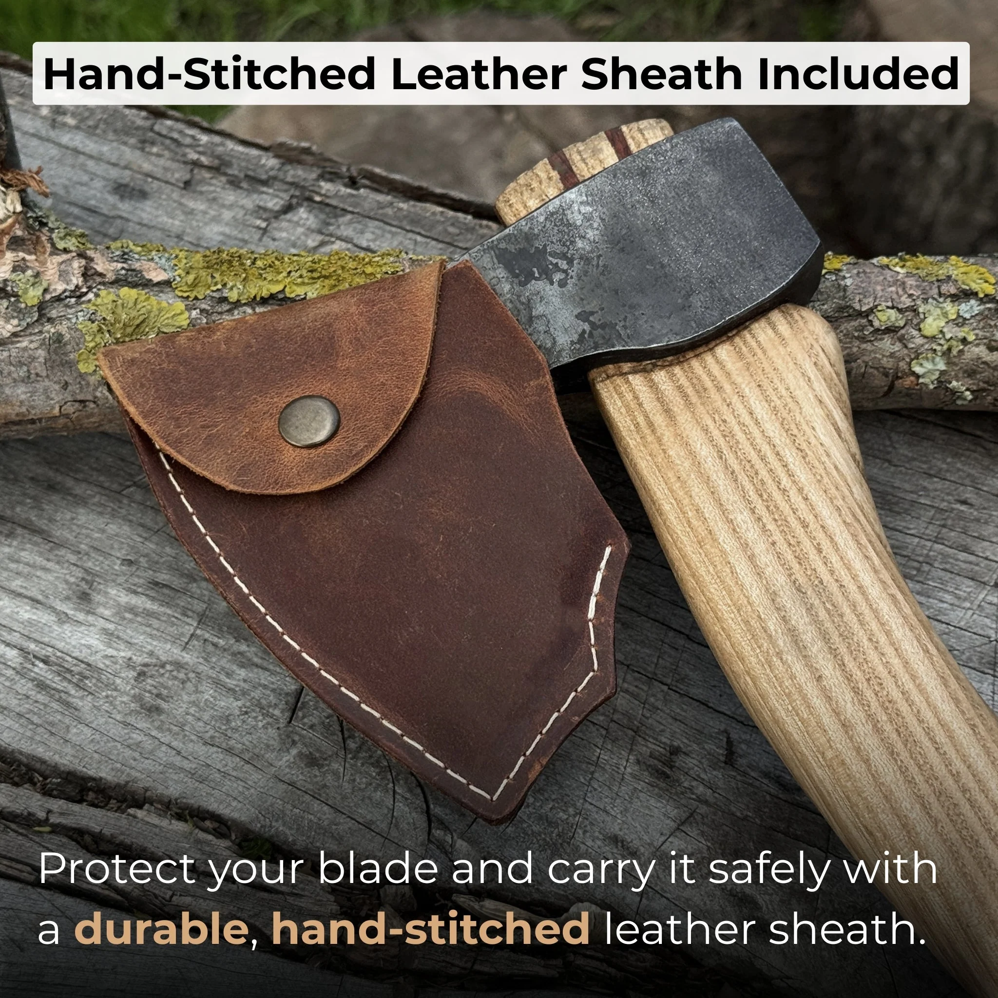 Small Carving Axe, 0.66 kg (1.46 lb) with Wooden Gift Box - Image 5