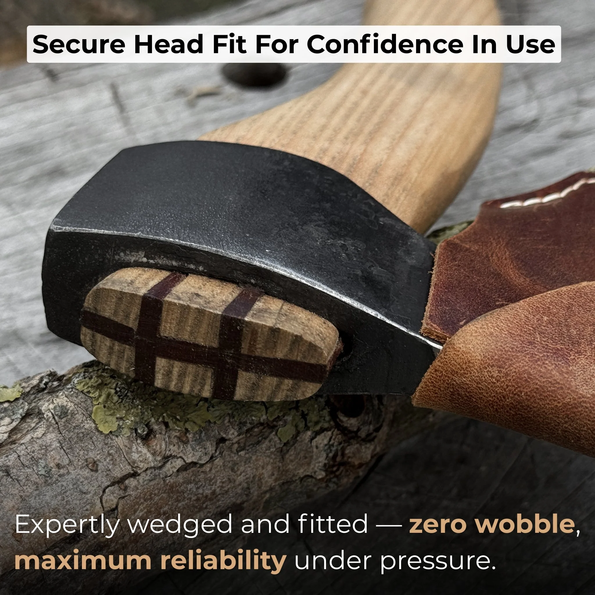 Small Carving Axe, 0.66 kg (1.46 lb) with Wooden Gift Box - Image 6