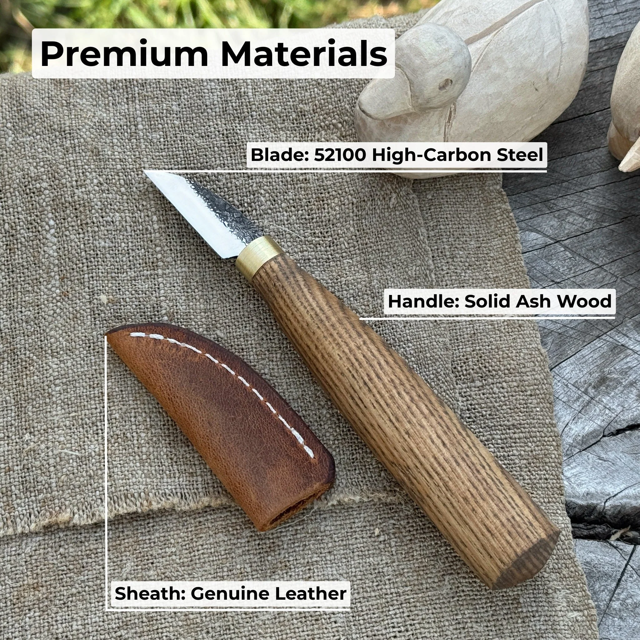 Small Chip Carving Knife, 3.5 cm (1.38 inches) - Image 6