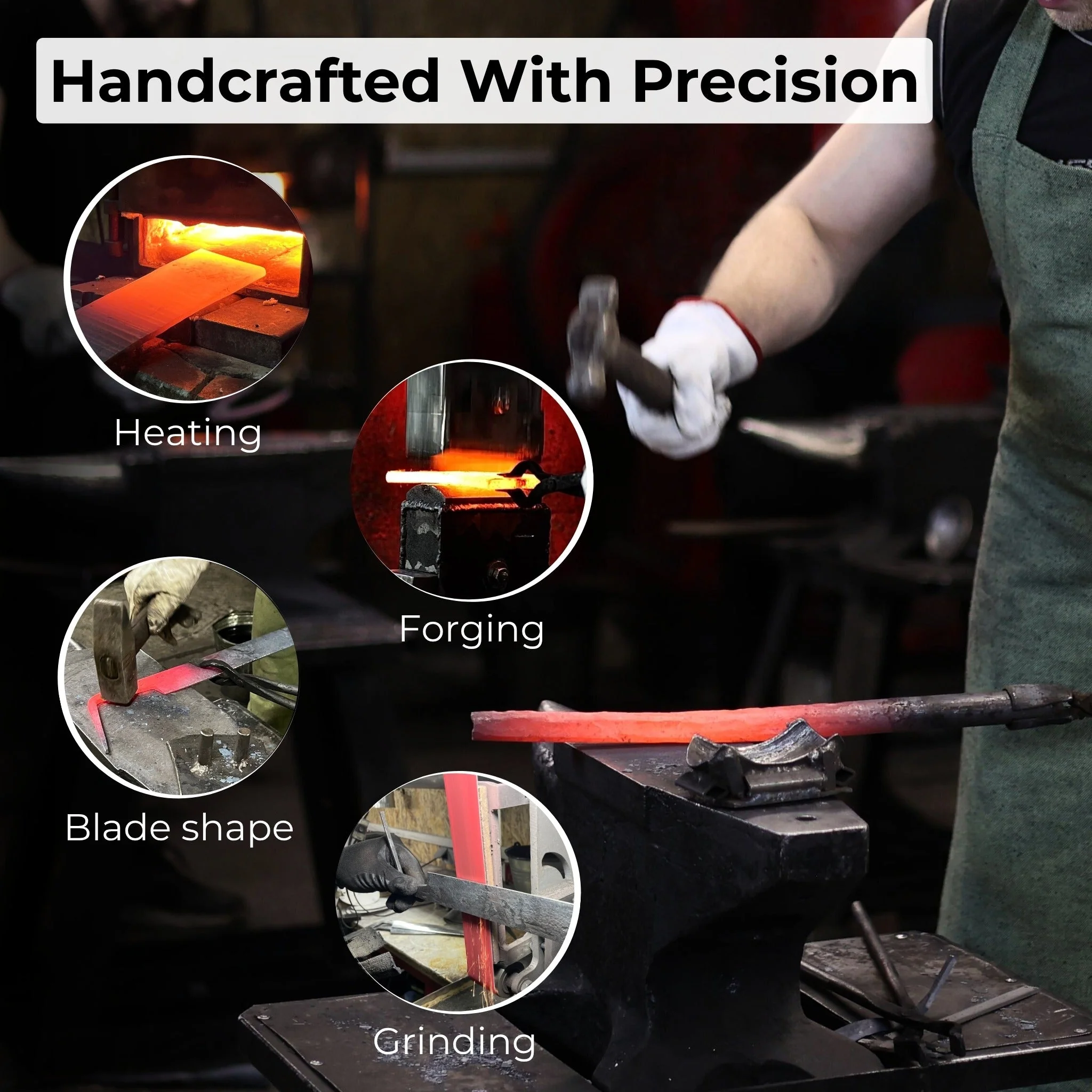 Small Straight Drawknife, 14.5 cm (5.7 inches) Cutting Edge - Image 9